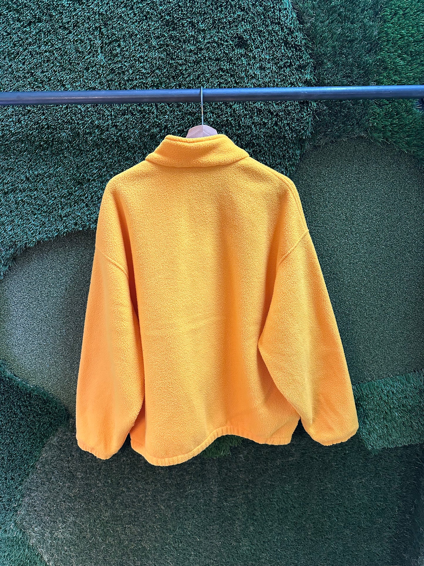 90s Speedo Zip-up Yellow Fleece - XXL