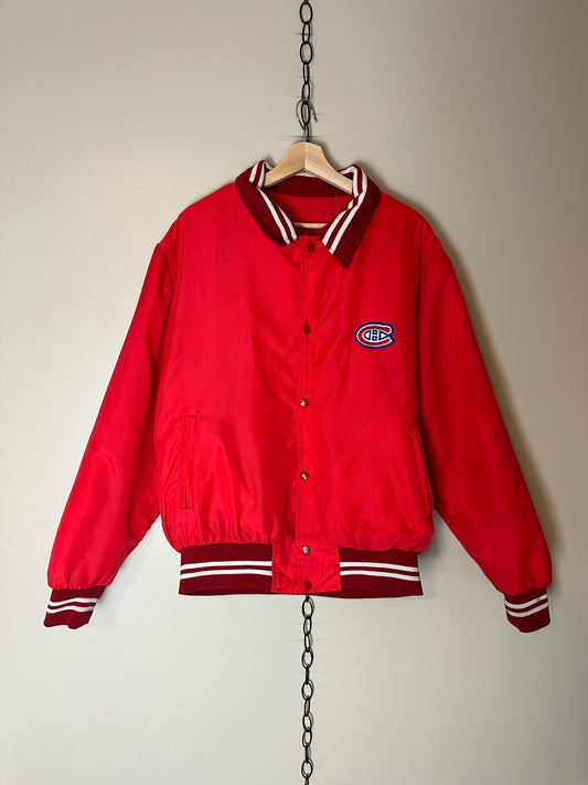 80s NHL Montreal Canadiens Jacket - L