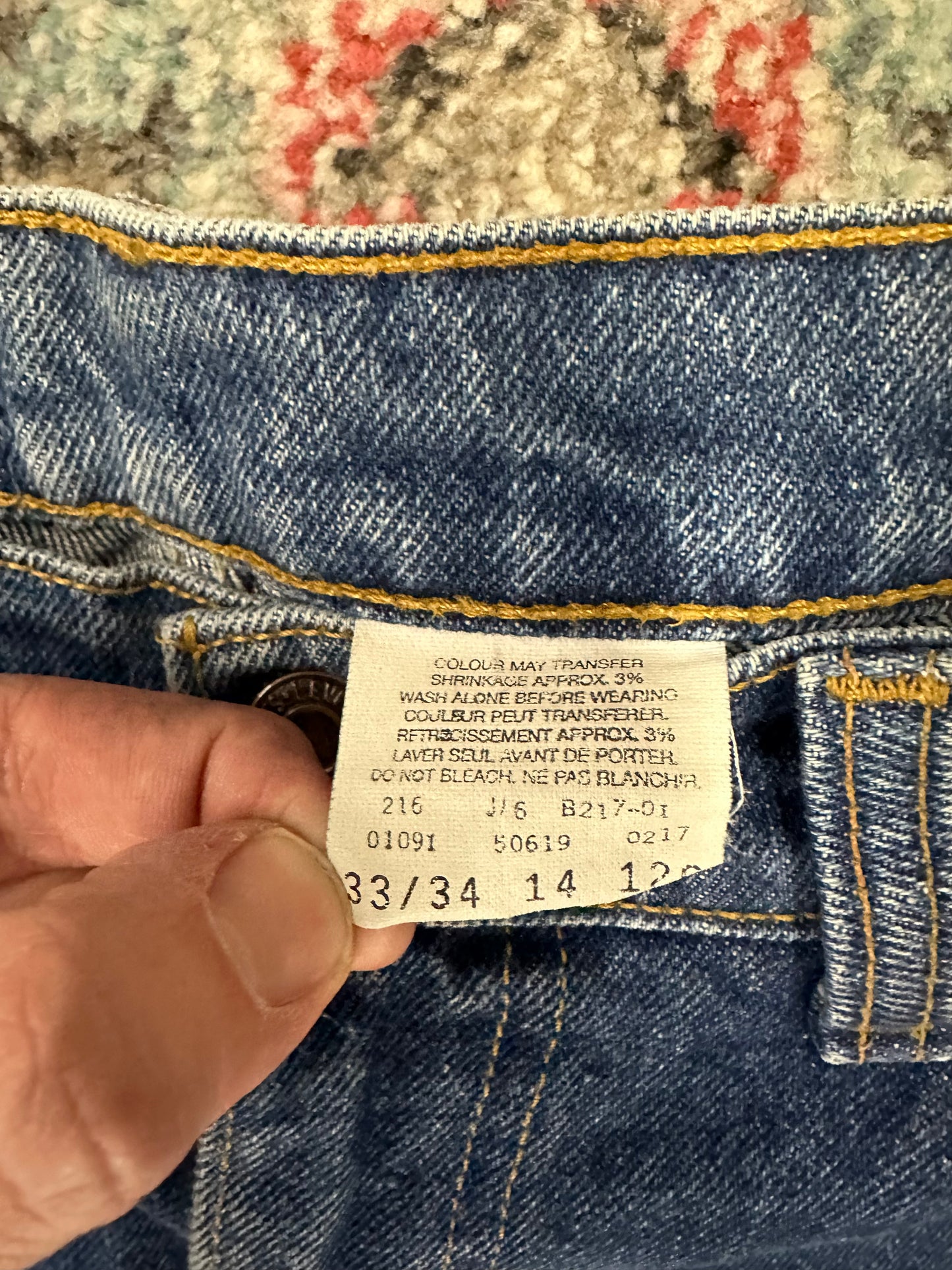 Vintage Levi’s 619 Orange Tab Jeans - 32