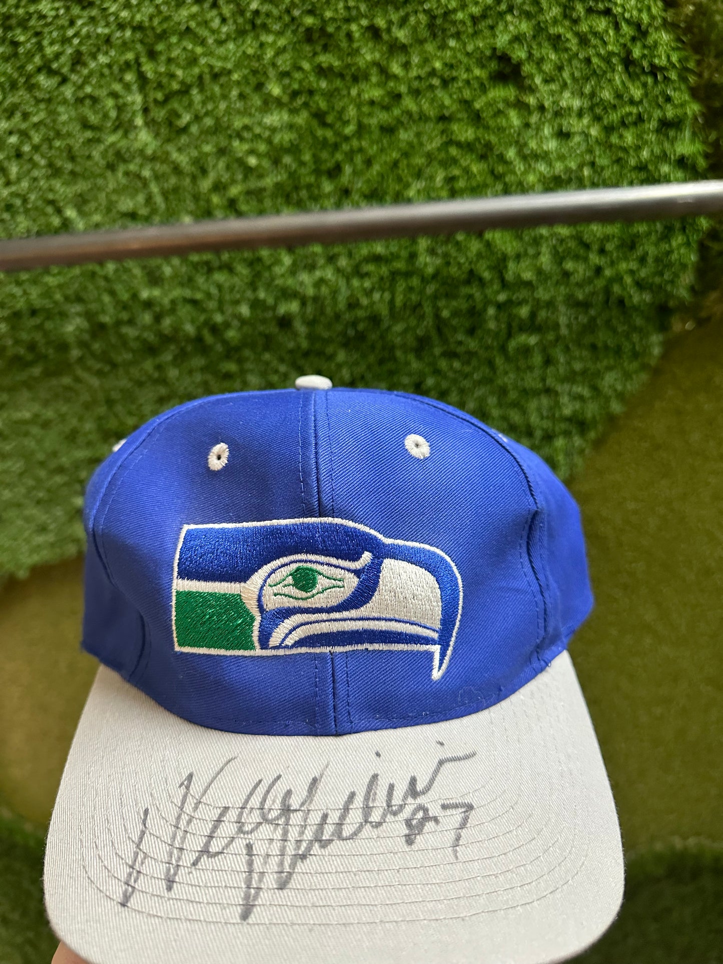 90s NFL Seattle Seahawks Autographed SnapBack Hat