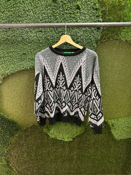 Vintage Ecco L’Italia Abstract Sweater - M