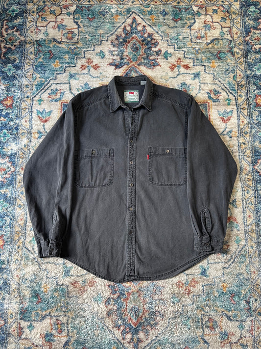00s Levi’s Black Button-up Shirt - L