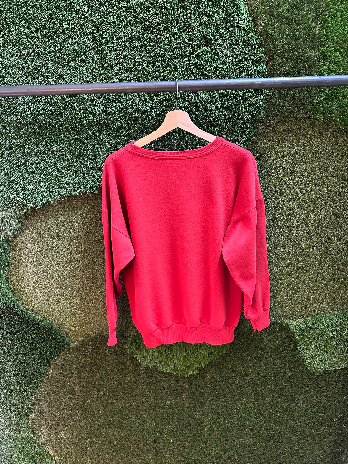 90s Rock On Canada Curling Crewneck - L