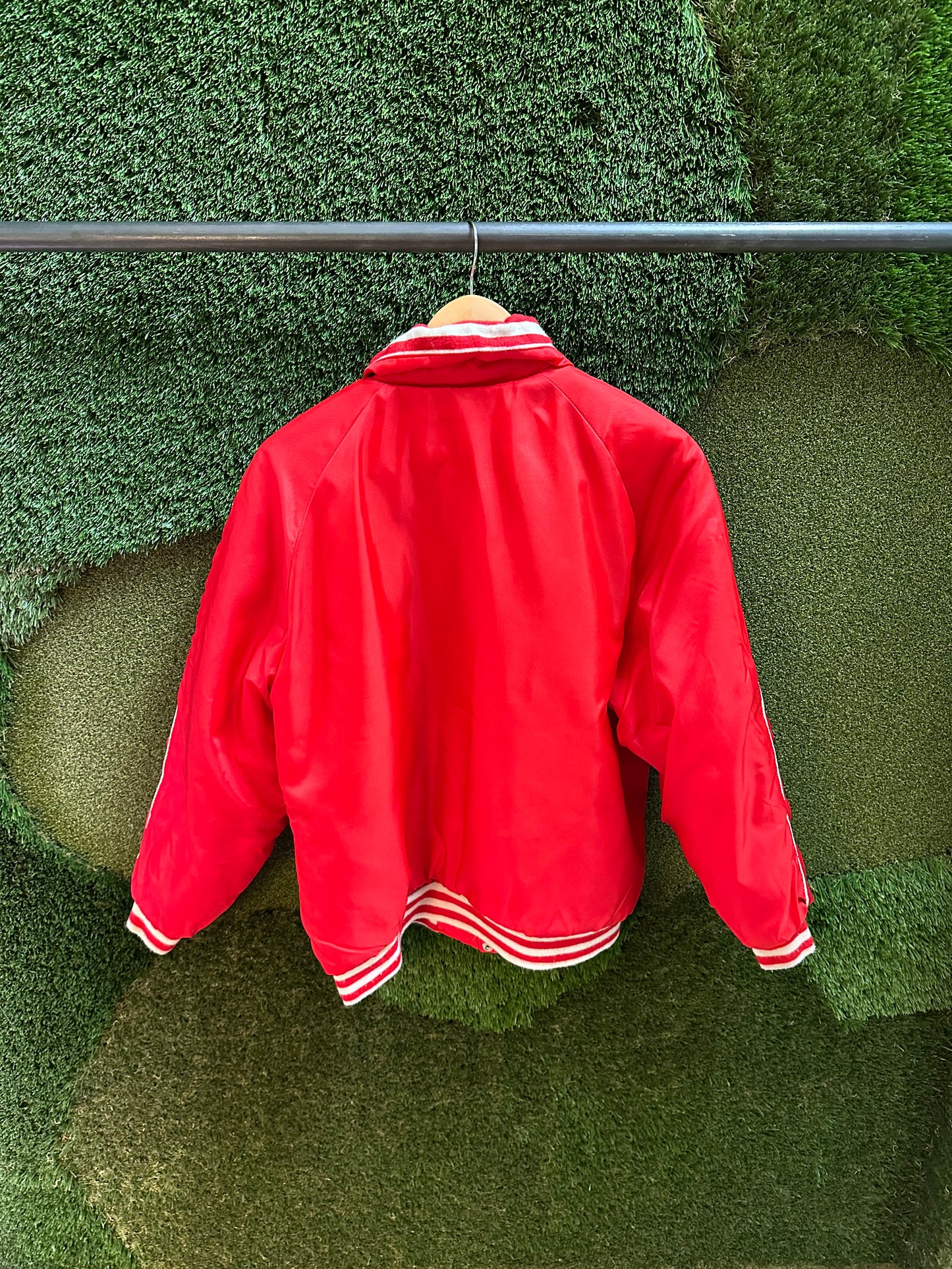 80s ChevronWear Padded Jacket - L