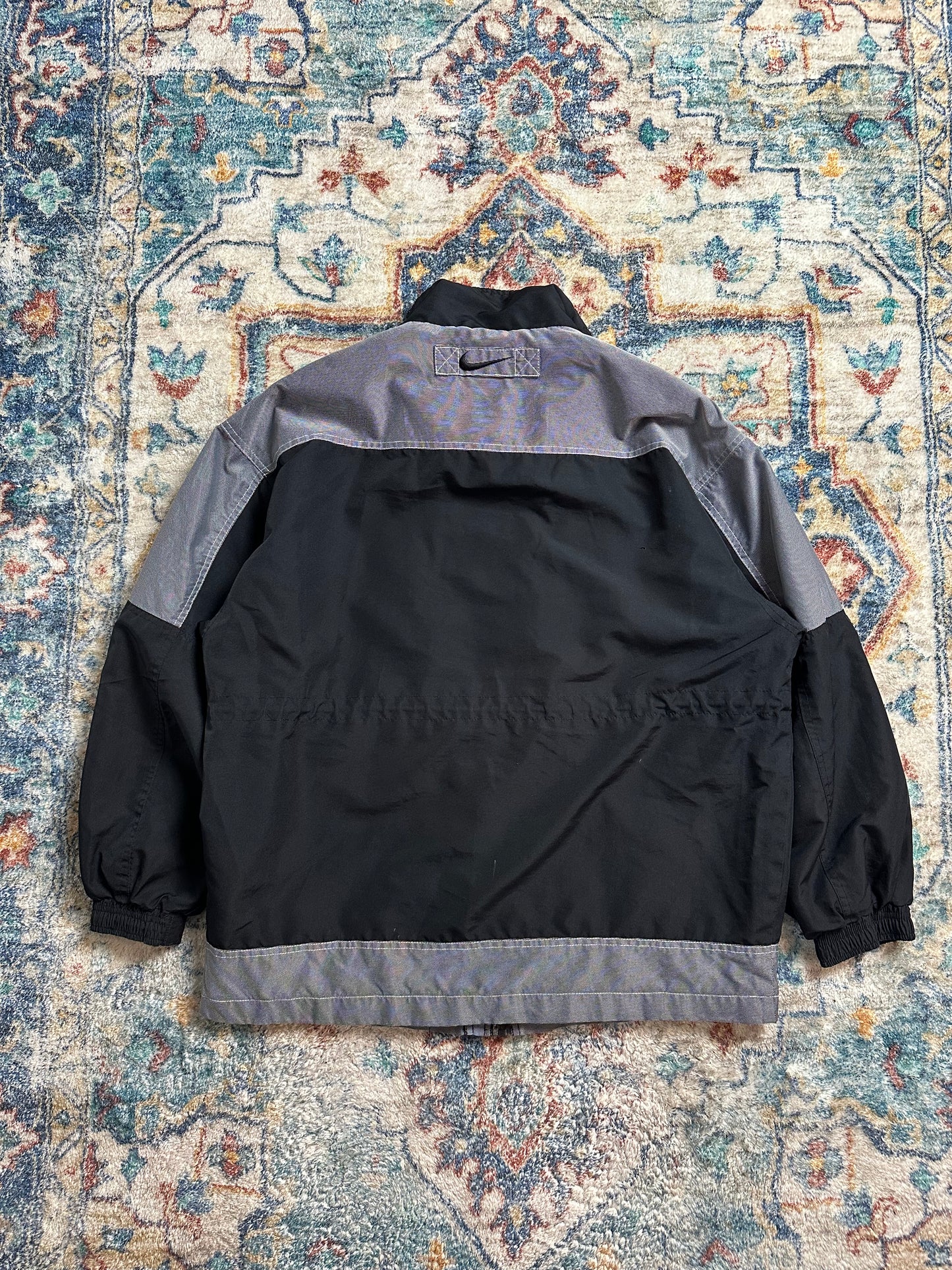 90s Nike Black Zip-up Light Jacket - L