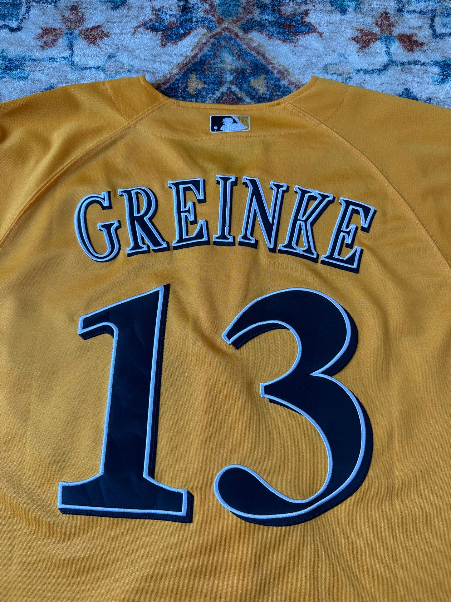 MLB Milwaukee Brewers Zach Greinke Cerveceros Alternate Jersey - XL