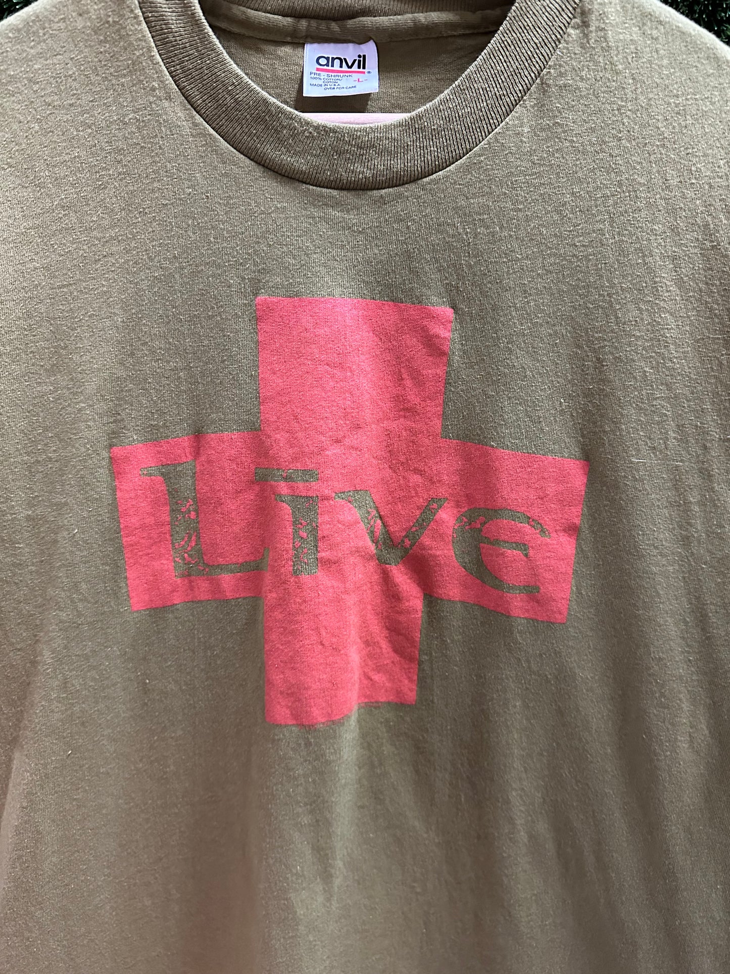 90s Live Band T-shirt - L