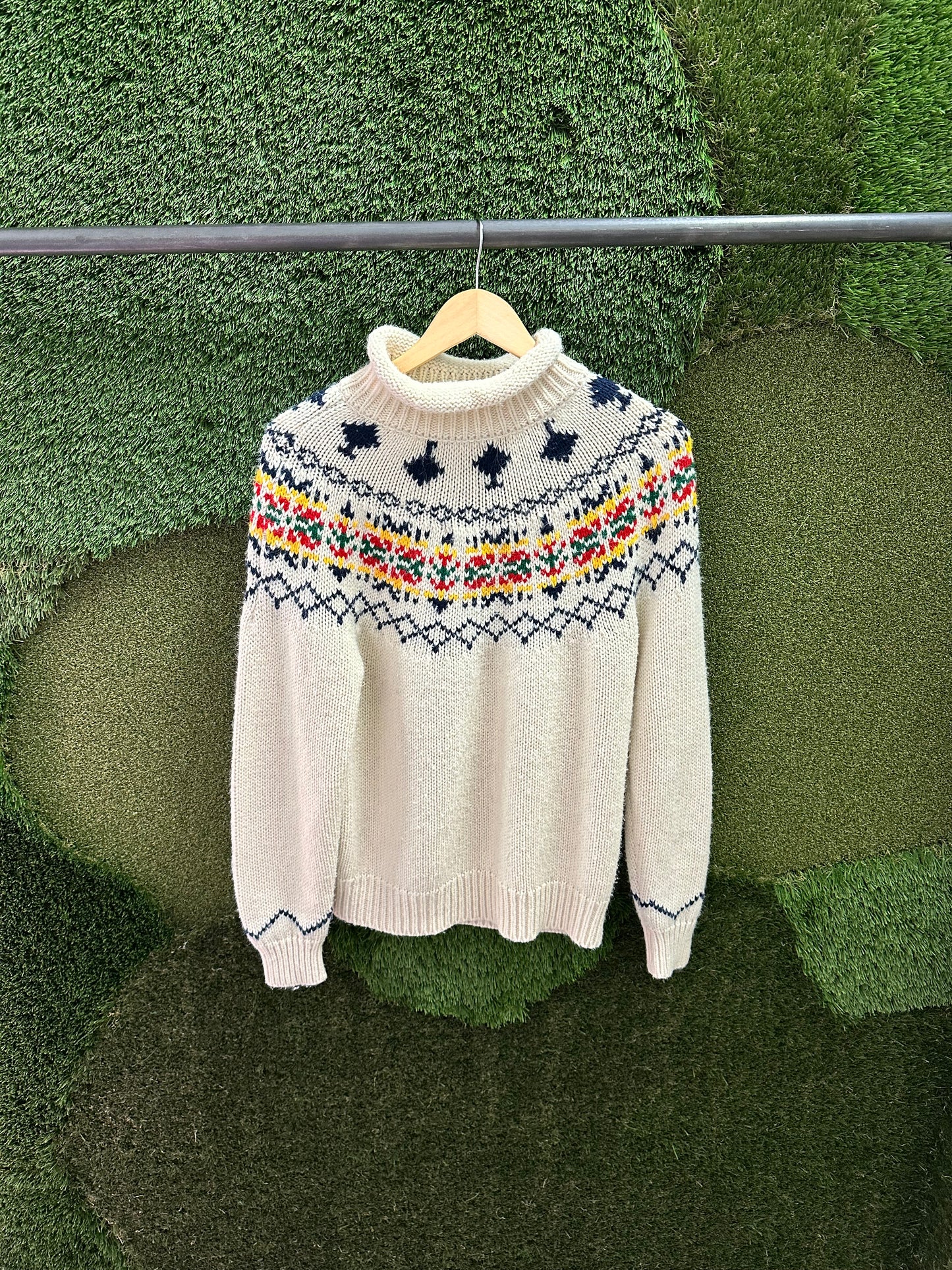 Vintage Jeff Laurent Patterned Sweater - M