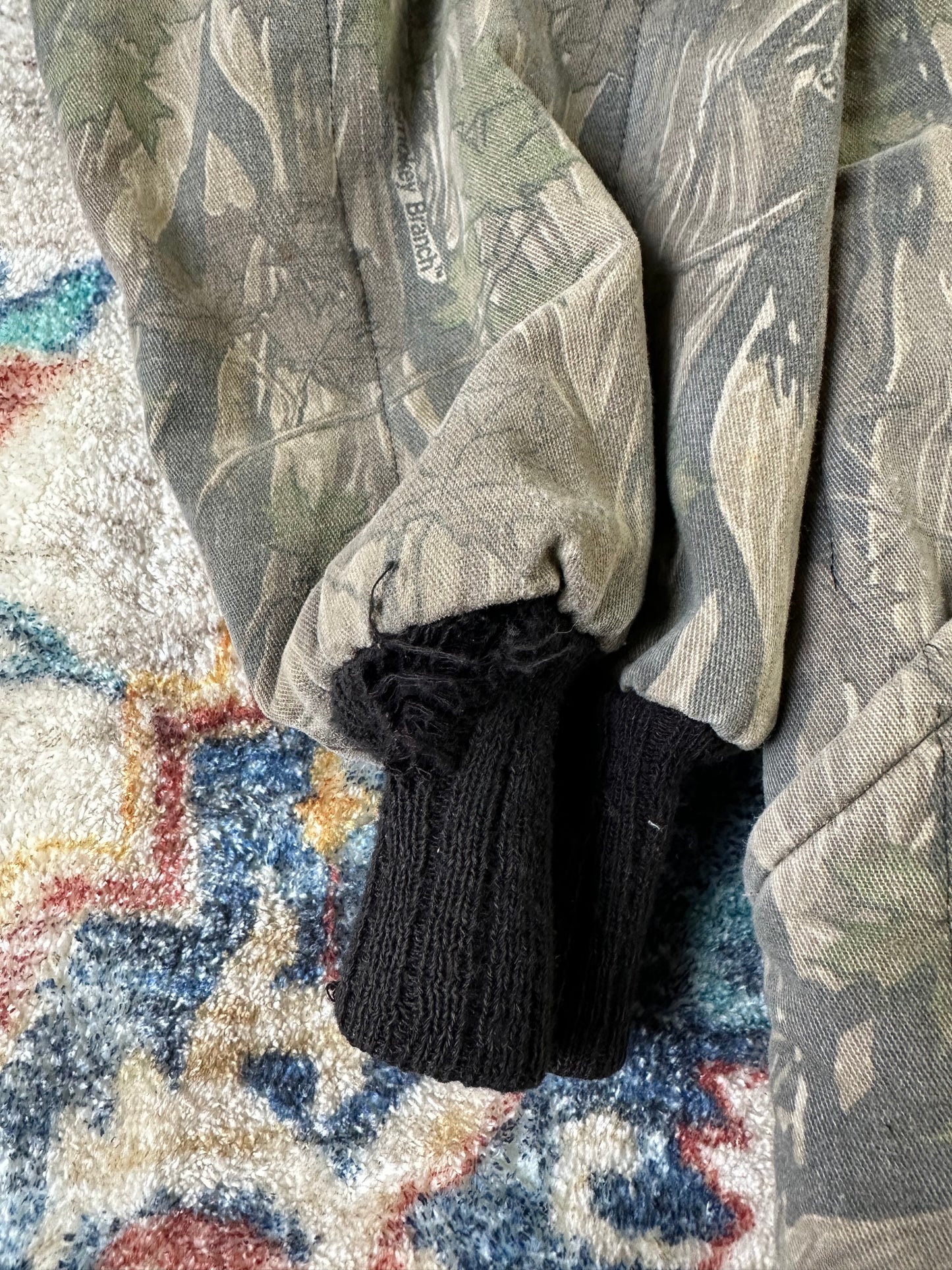 90s Smokey Branch Highland Mills Camouflage Jumpsuit - S