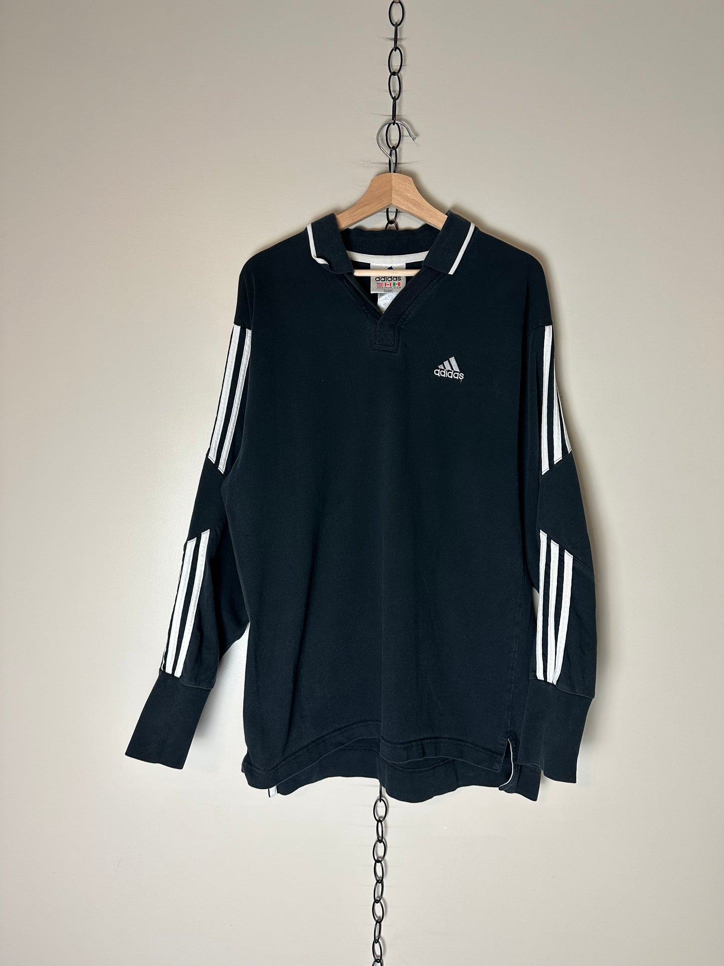 90s Adidas Polo Shirt - M