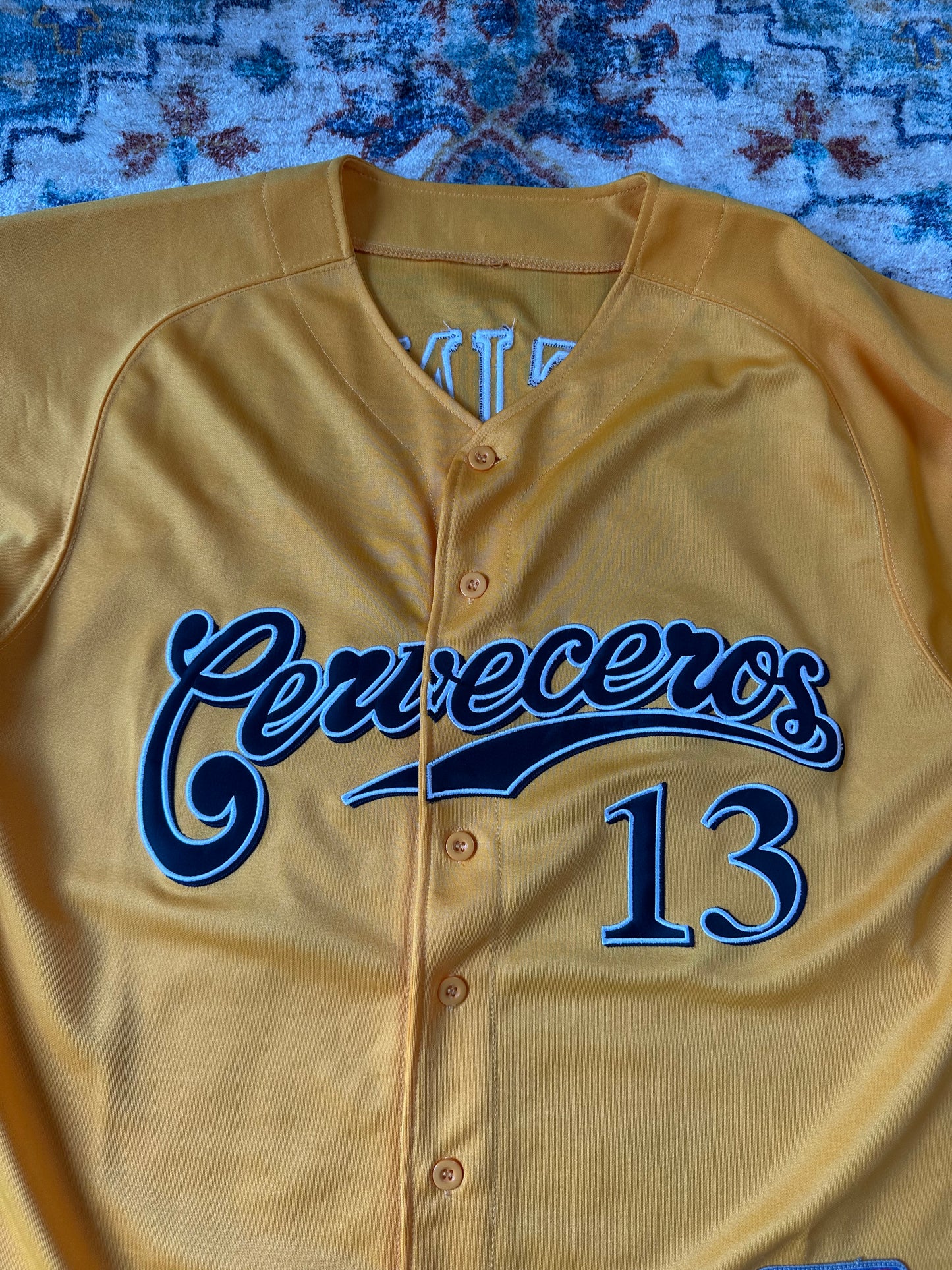 MLB Milwaukee Brewers Zach Greinke Cerveceros Alternate Jersey - XL