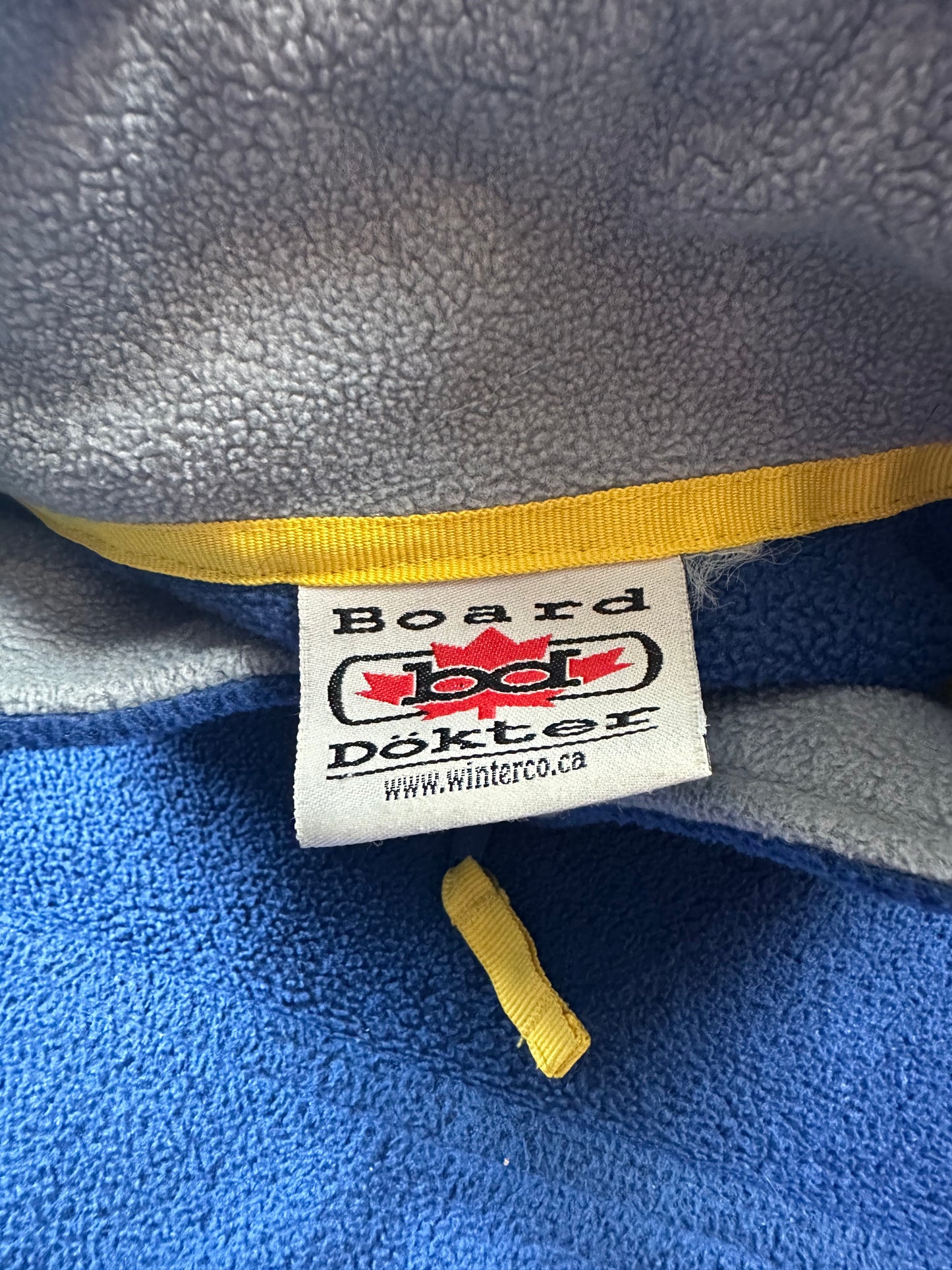 00s Blue 1/4 Zip-up Fleece - L