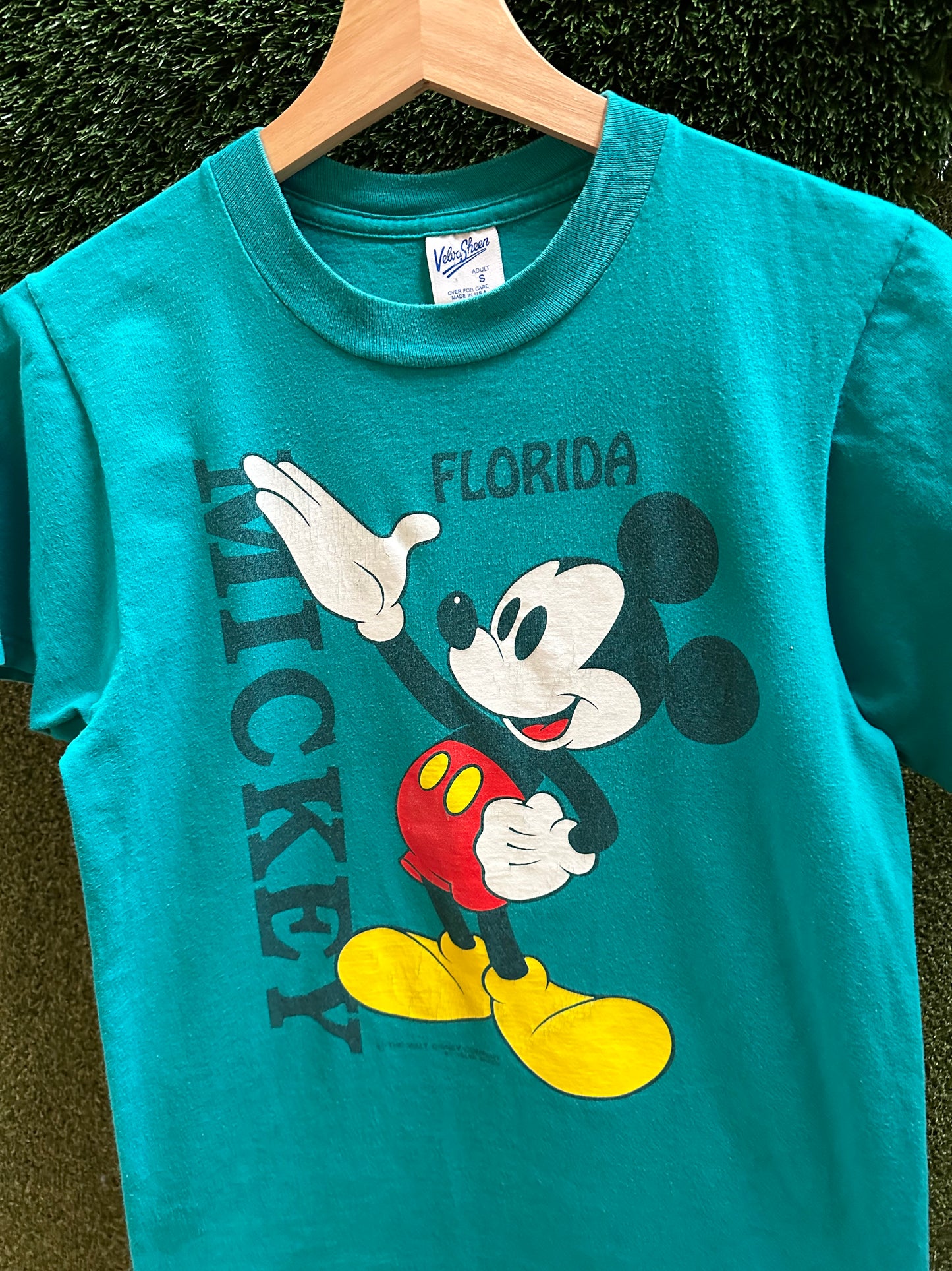 90s Mickey Mouse Florida T-shirt - S