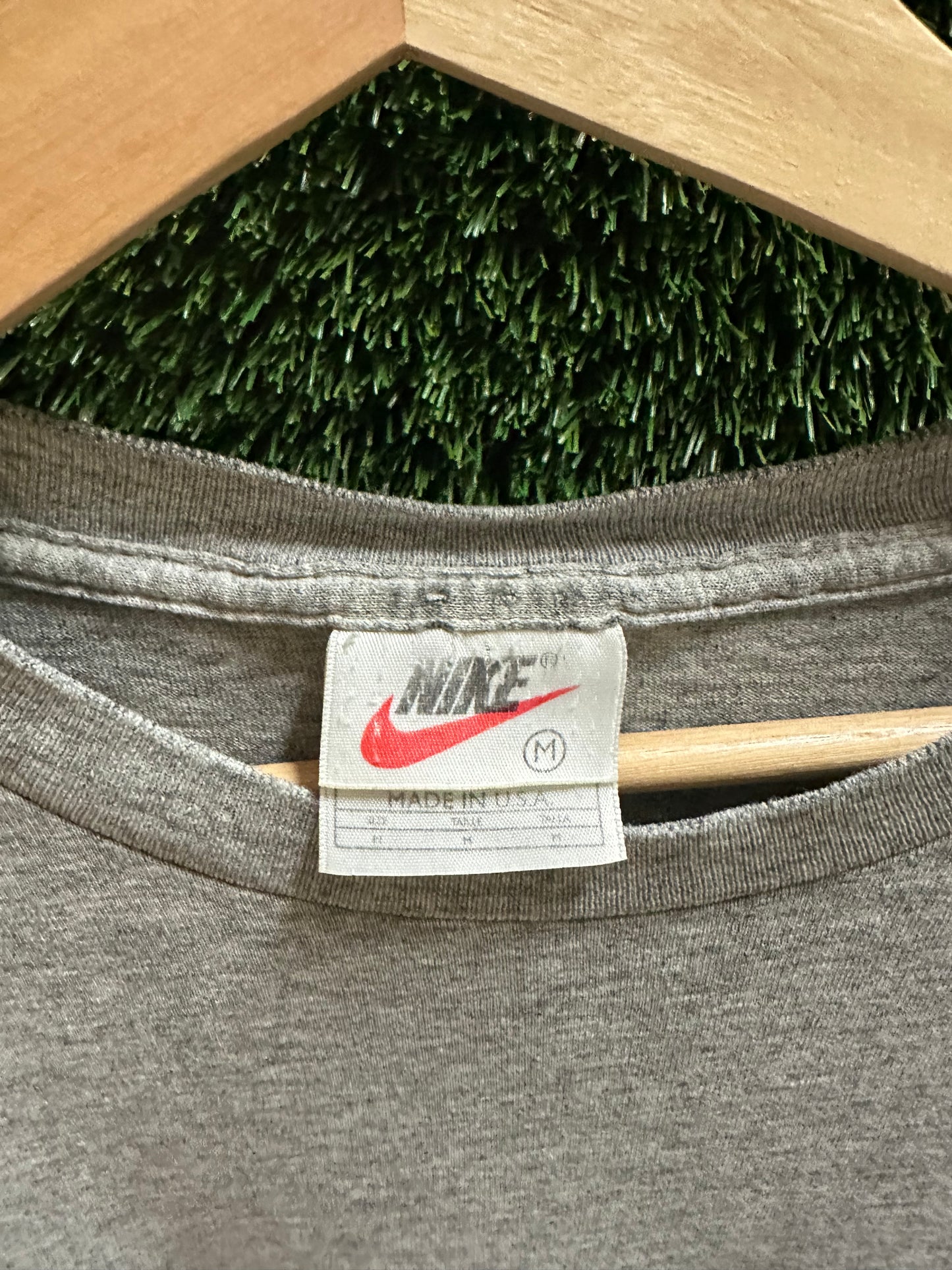 90s Nike Middle Check Logo T-shirt - M