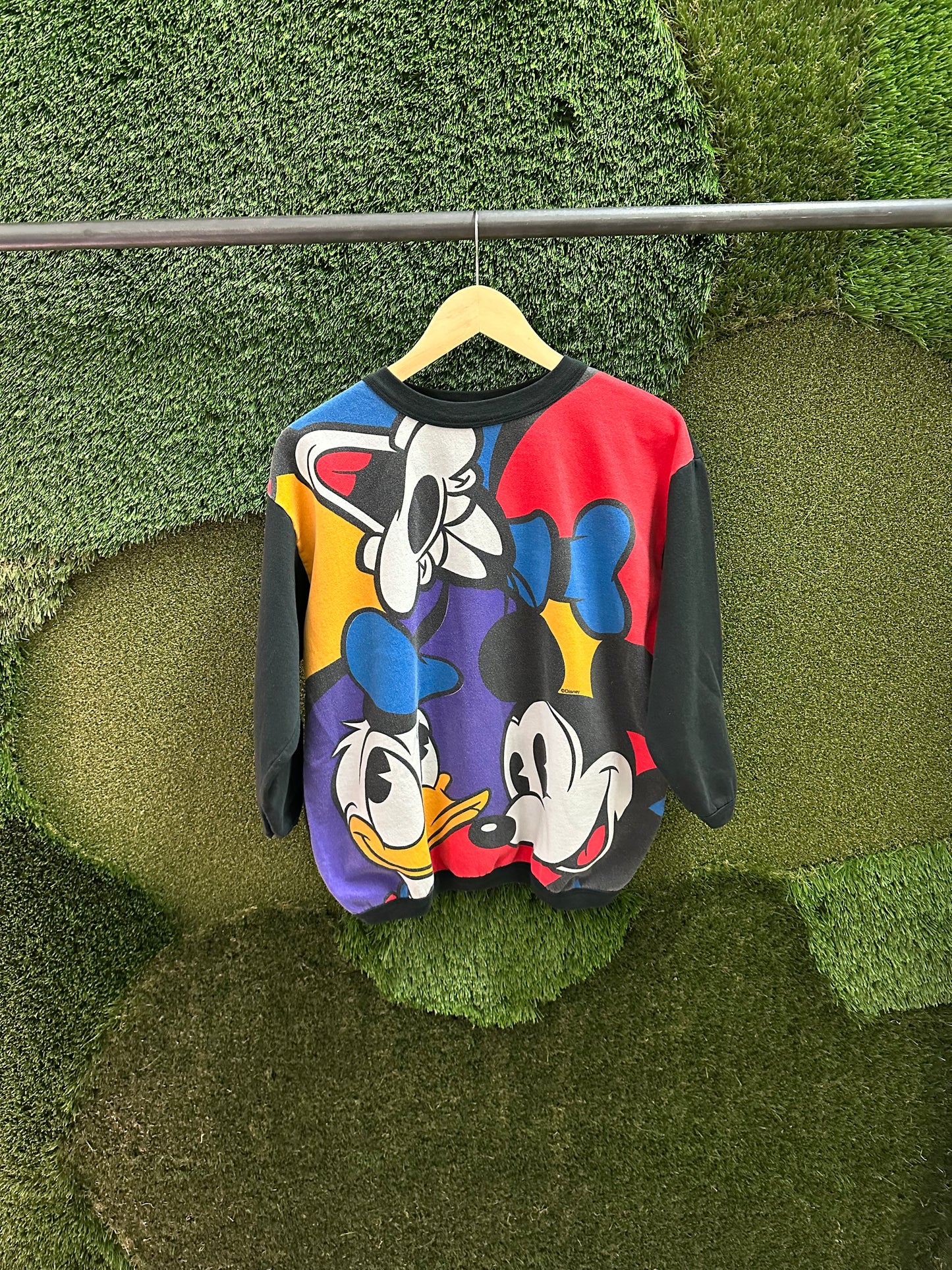 Vintage Disney Mickey Donald Goofy Crewneck - M