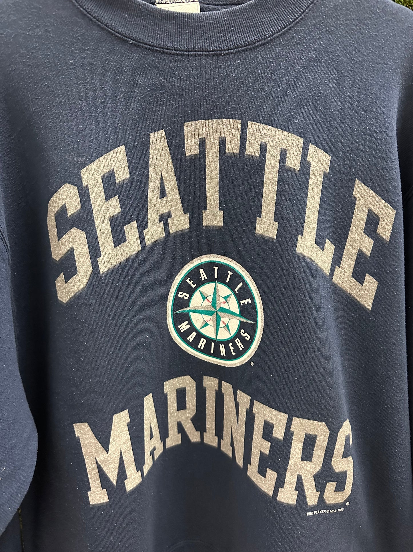 Vintage 1996 MLB Pro Player Seattle Mariners Crewneck - L