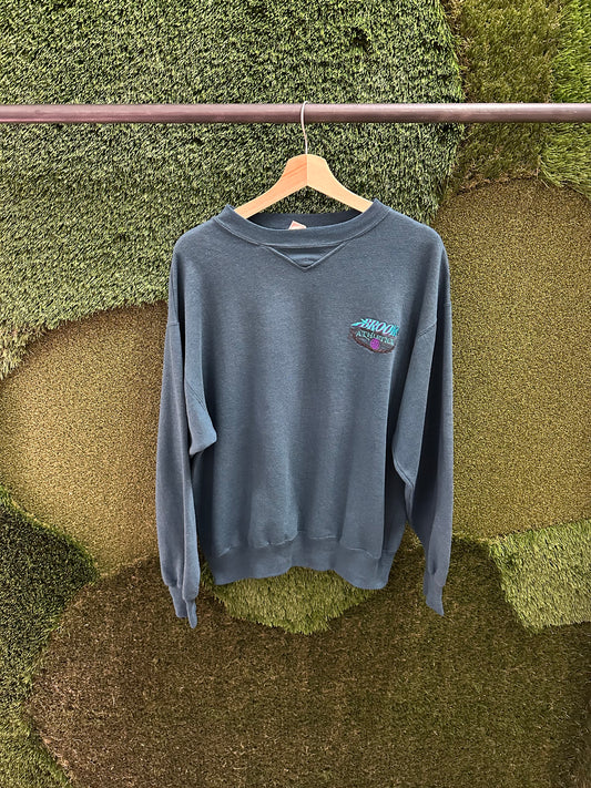 Vintage Brooks Athletics Logo Crewneck - L