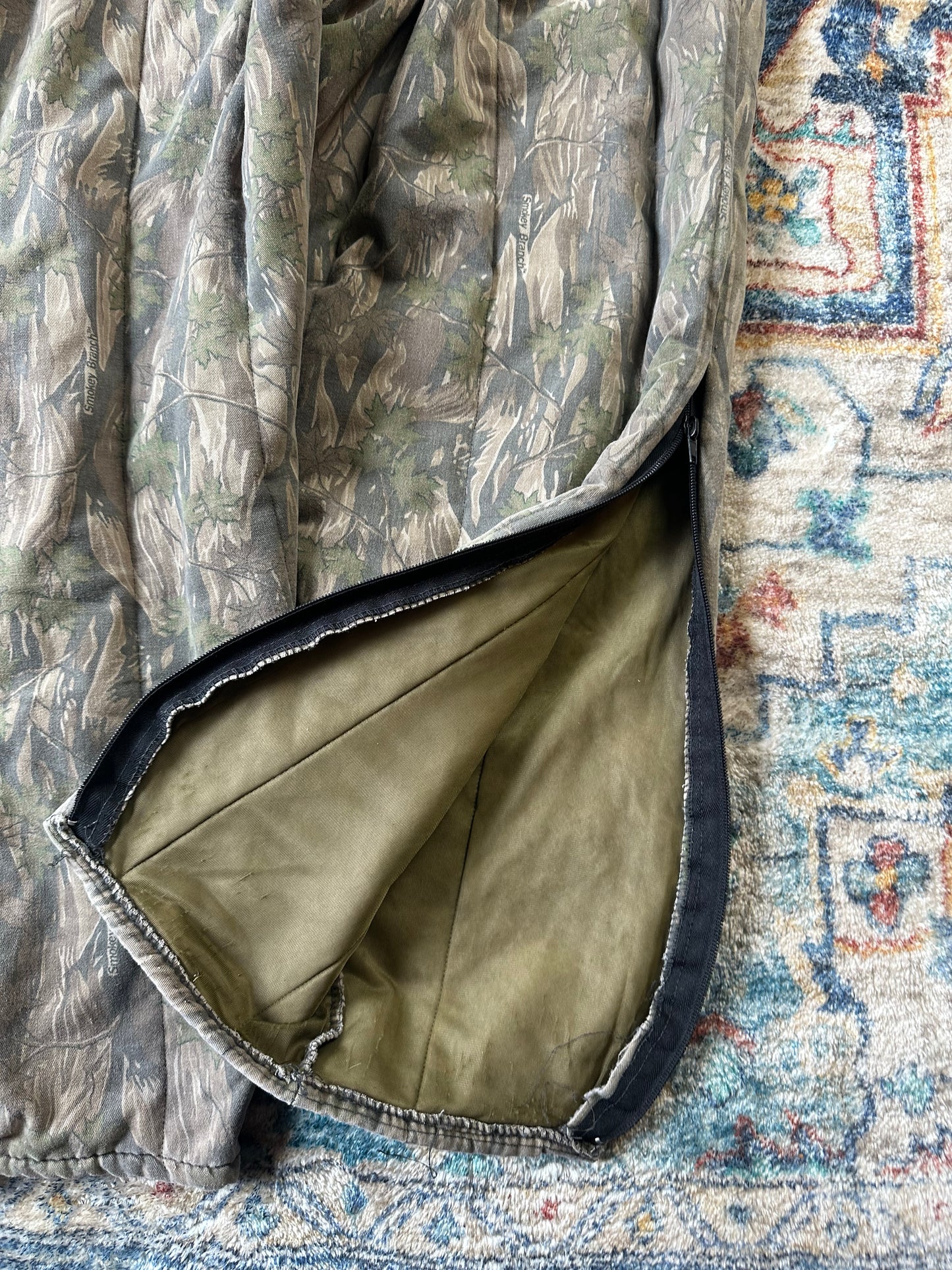 90s Smokey Branch Highland Mills Camouflage Jumpsuit - S