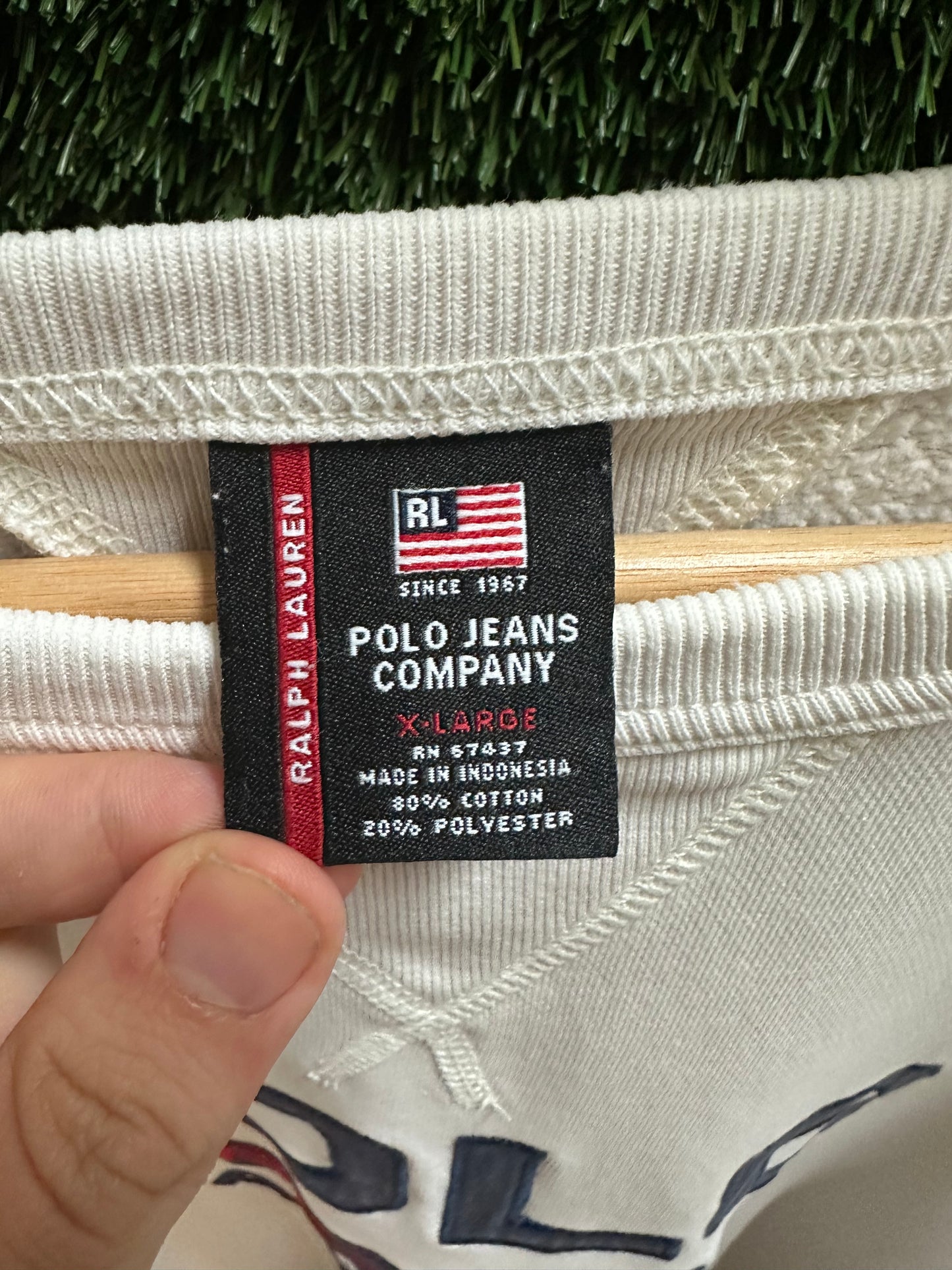 00s Polo Jeans Co Spellout Crewneck - XL