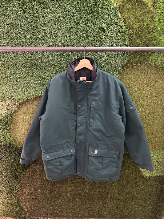 Vintage Carhartt C42 MLL Forrest Green Utility Jacket - M