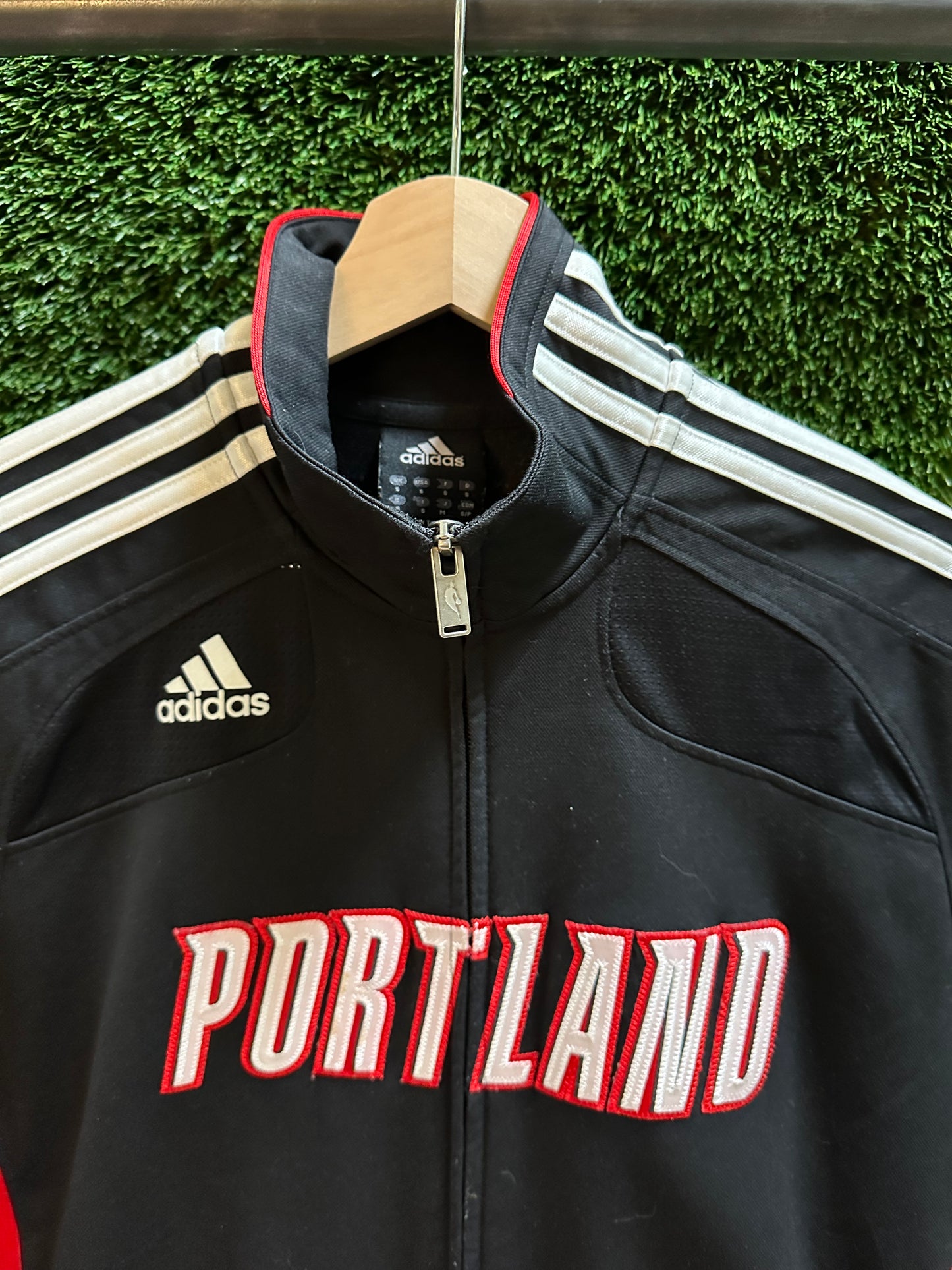 Adidas Portland Trail Blazers Zip-up Track Jacket - S