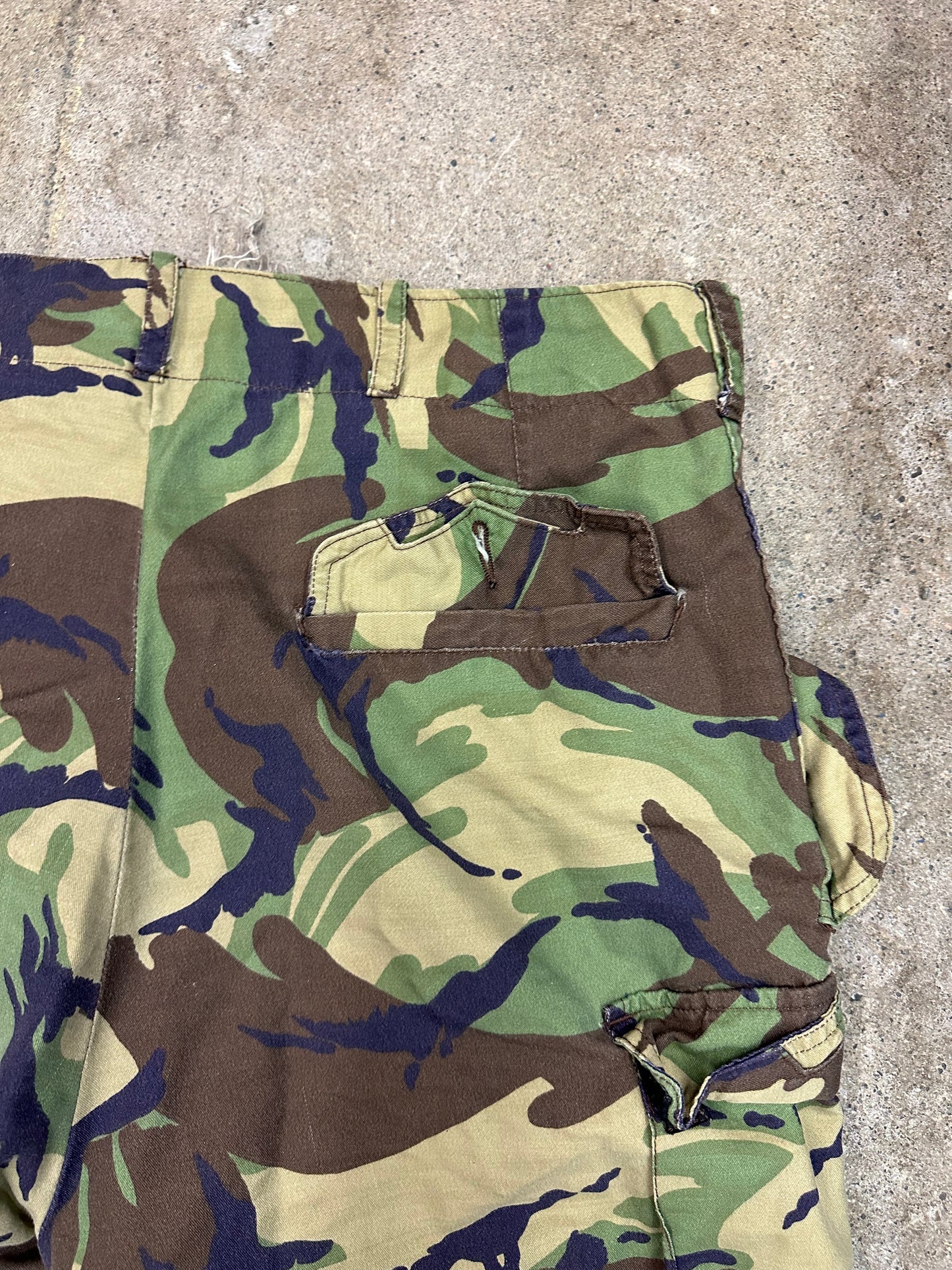 80s Camouflage Military Pants - 32