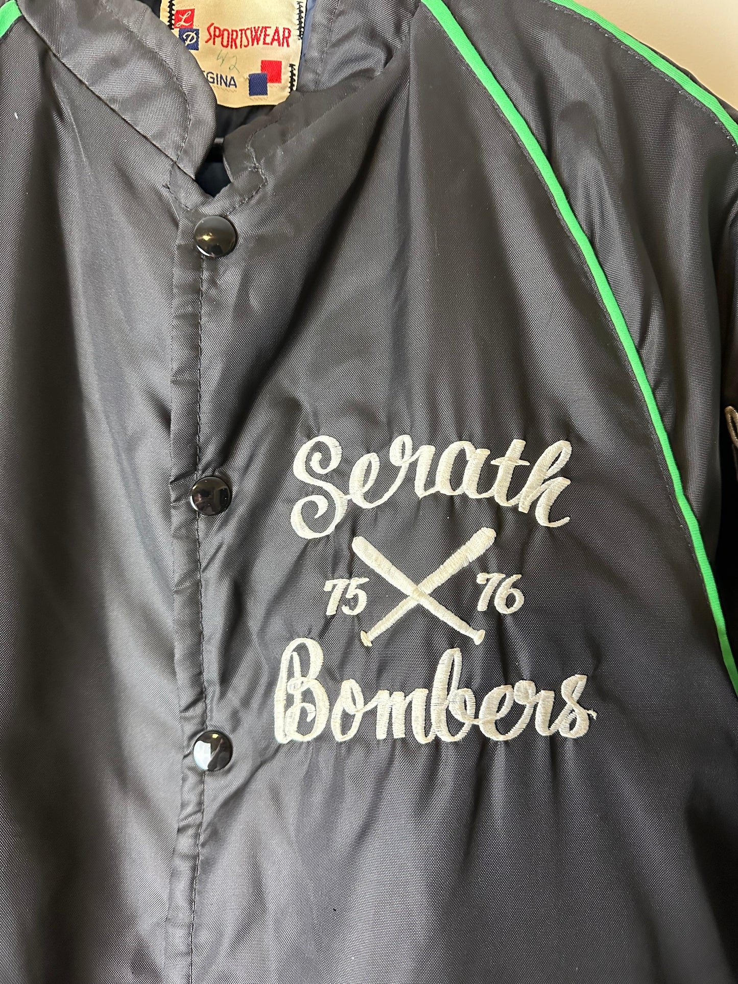 Vintage 1976 Serath Bombers Light Jacket - L