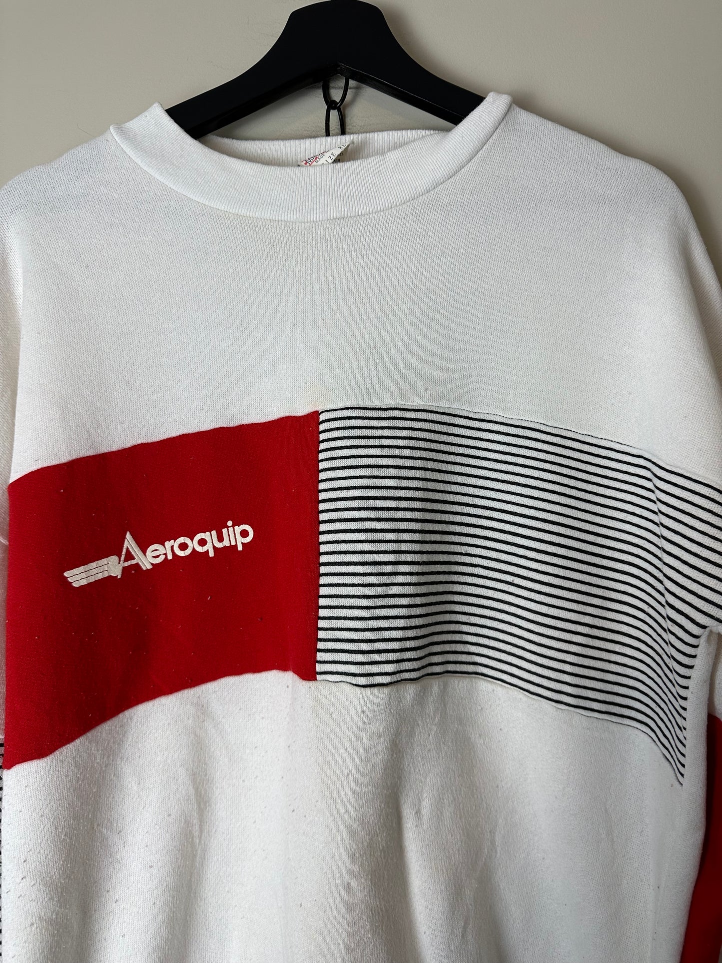 Vintage Aeroquip Pinstriped Crewneck - XL