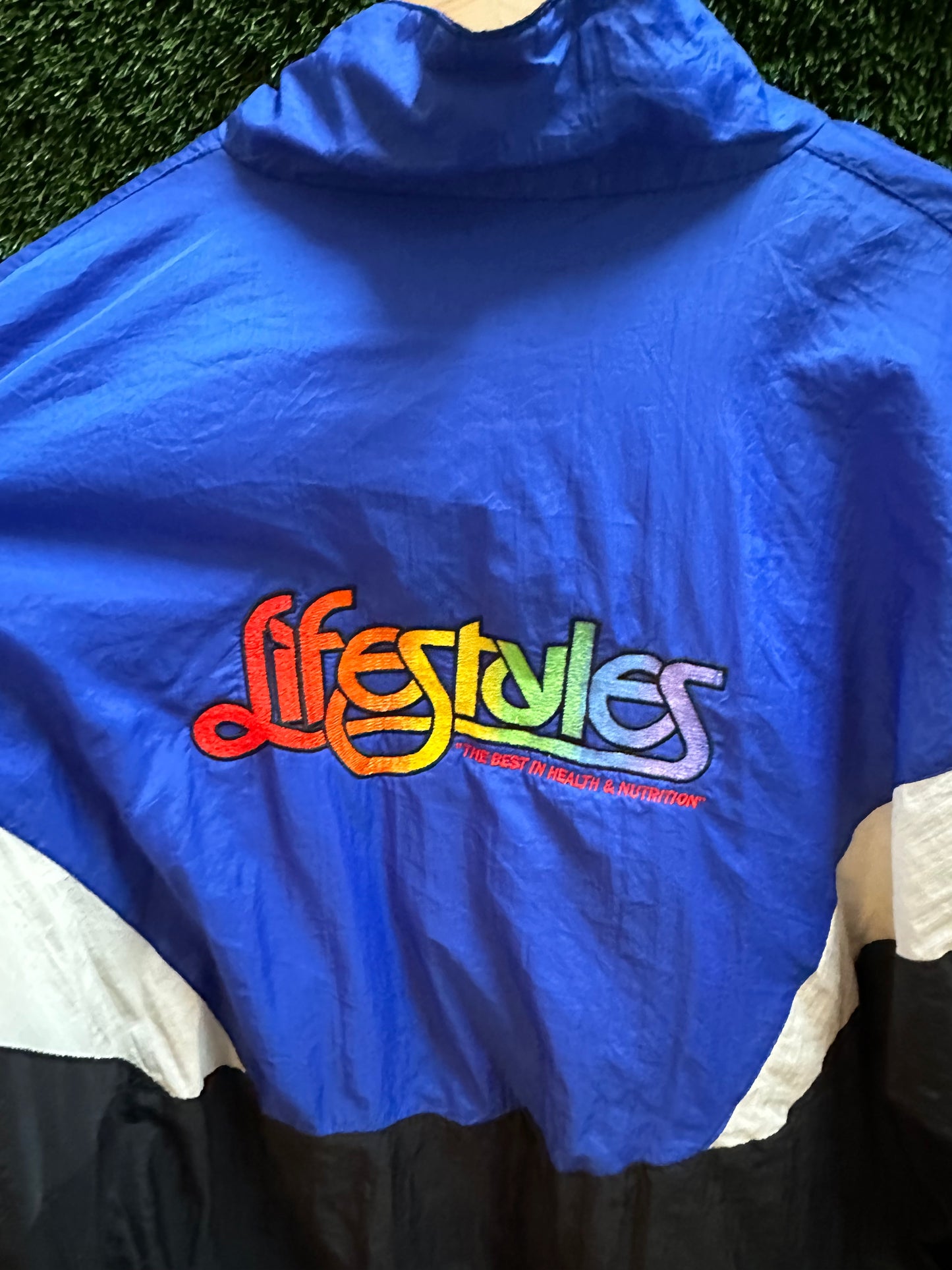 90s Lifestyles Zip-up Light Jacket - XL