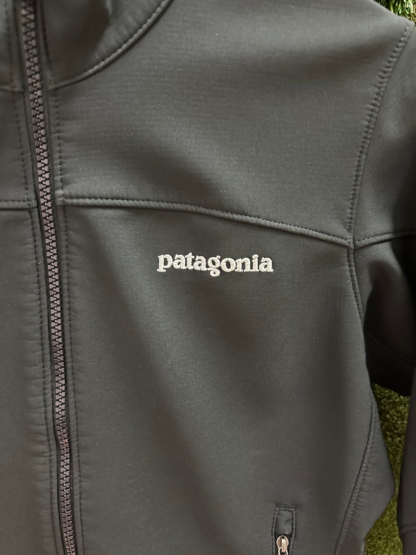 Patagonia Spellout Logo Black Jacket - XS