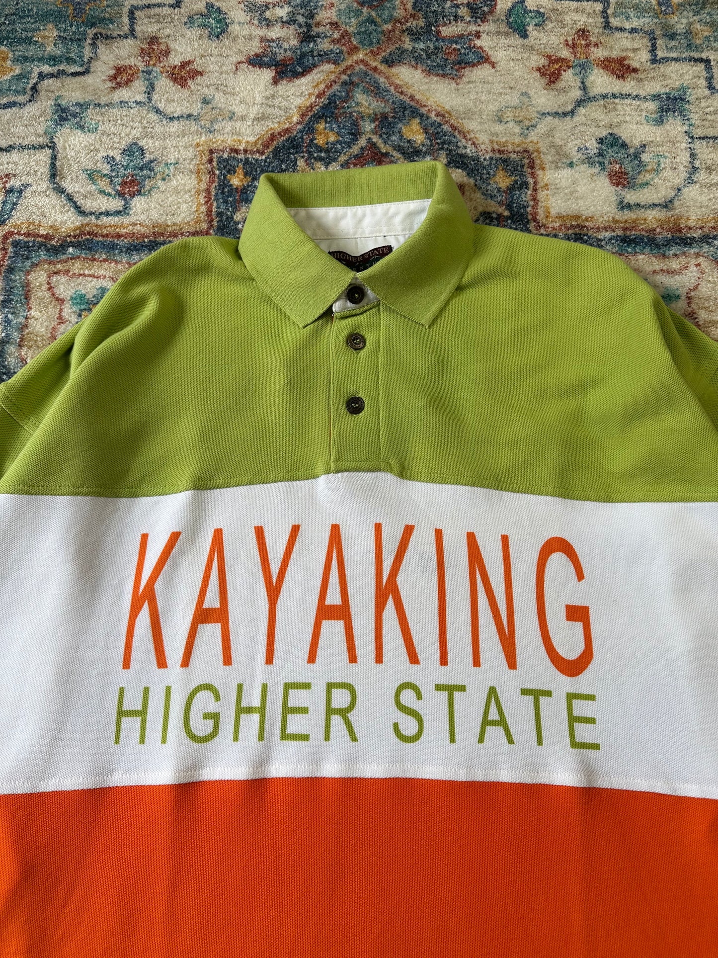 Vintage NWT Higher State Kayaking Polo Shirt - L