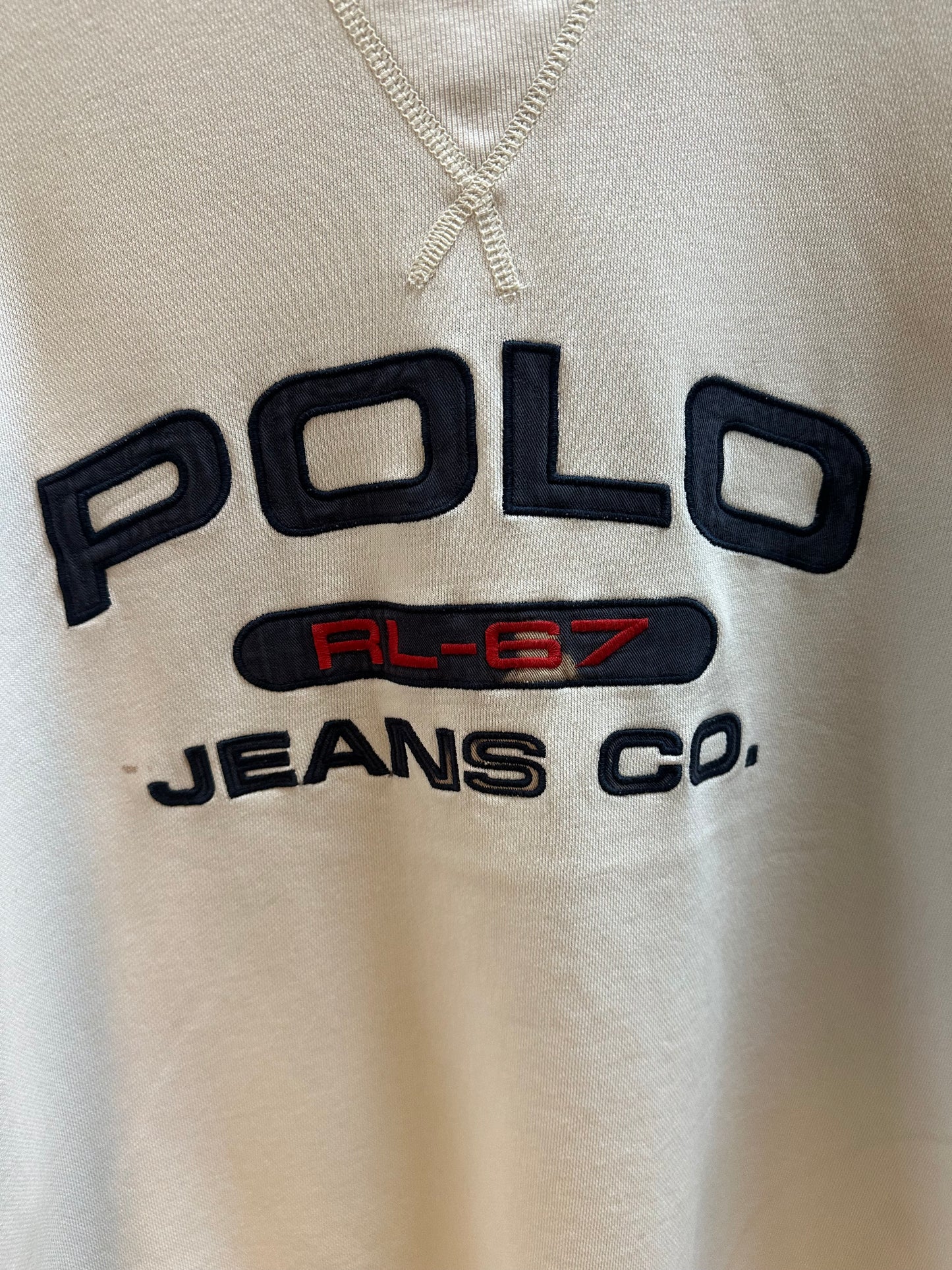 00s Polo Jeans Co Spellout Crewneck - XL