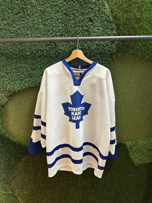 90s NHL CCM Toronto Maple Leafs Hockey Jersey - XL