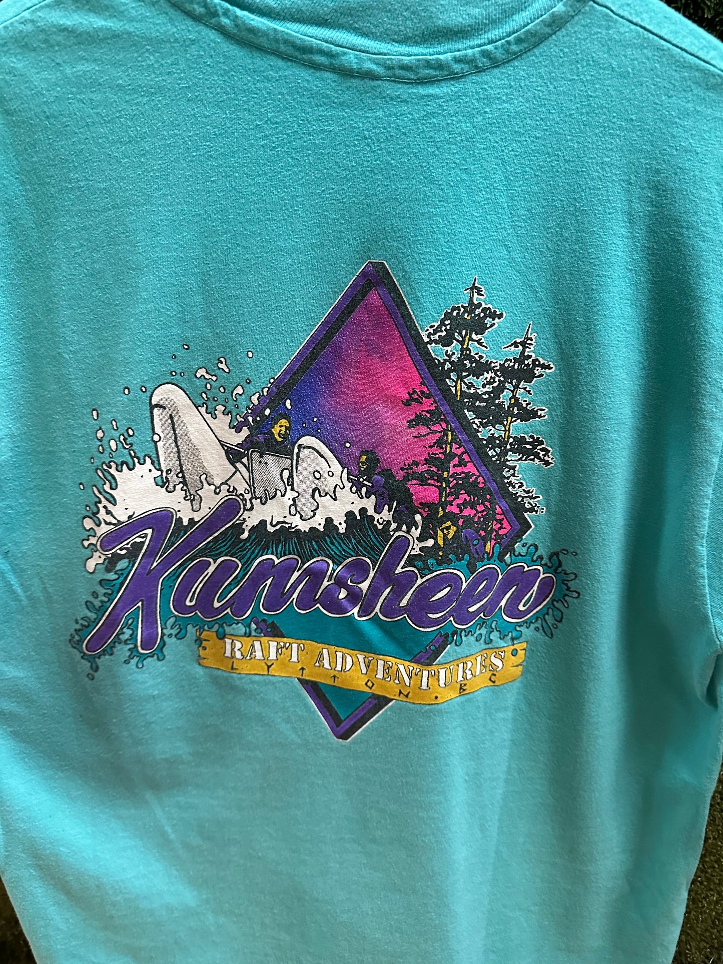 90s Kumsheen Raft Adventures T-shirt - L