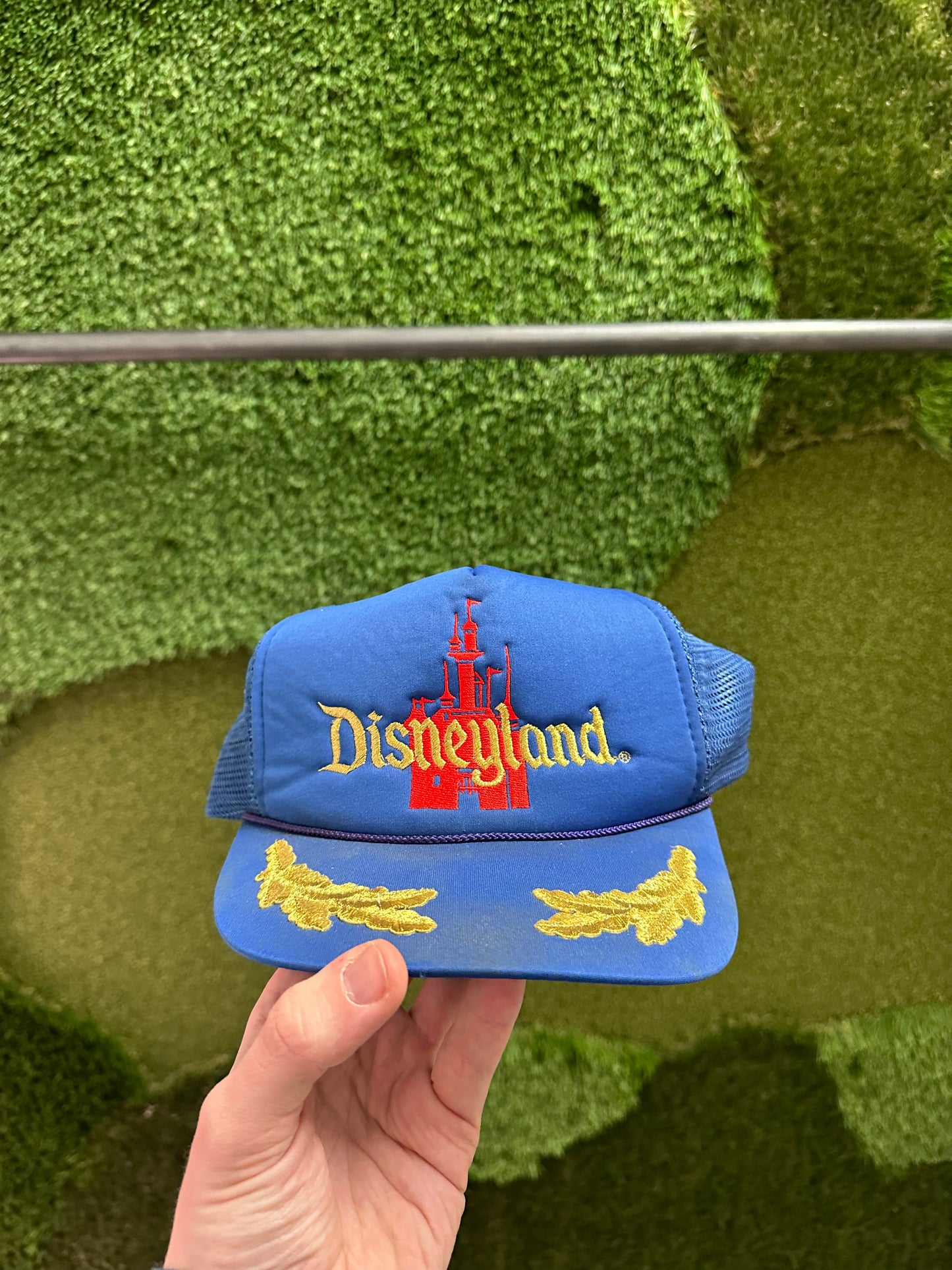 Vintage Disneyland Castle Spellout SnapBack Hat