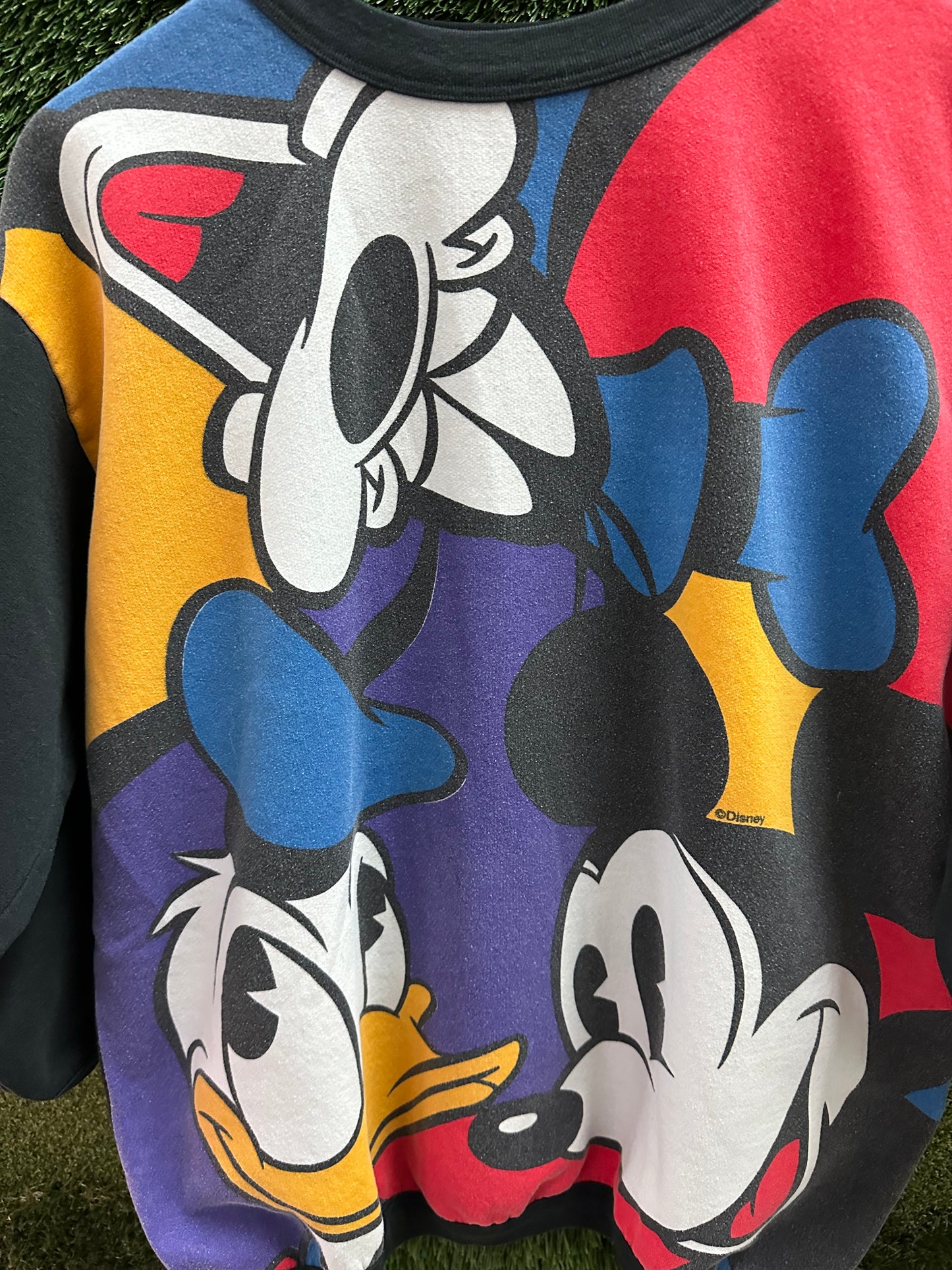 Vintage Disney Mickey Donald Goofy Crewneck - M