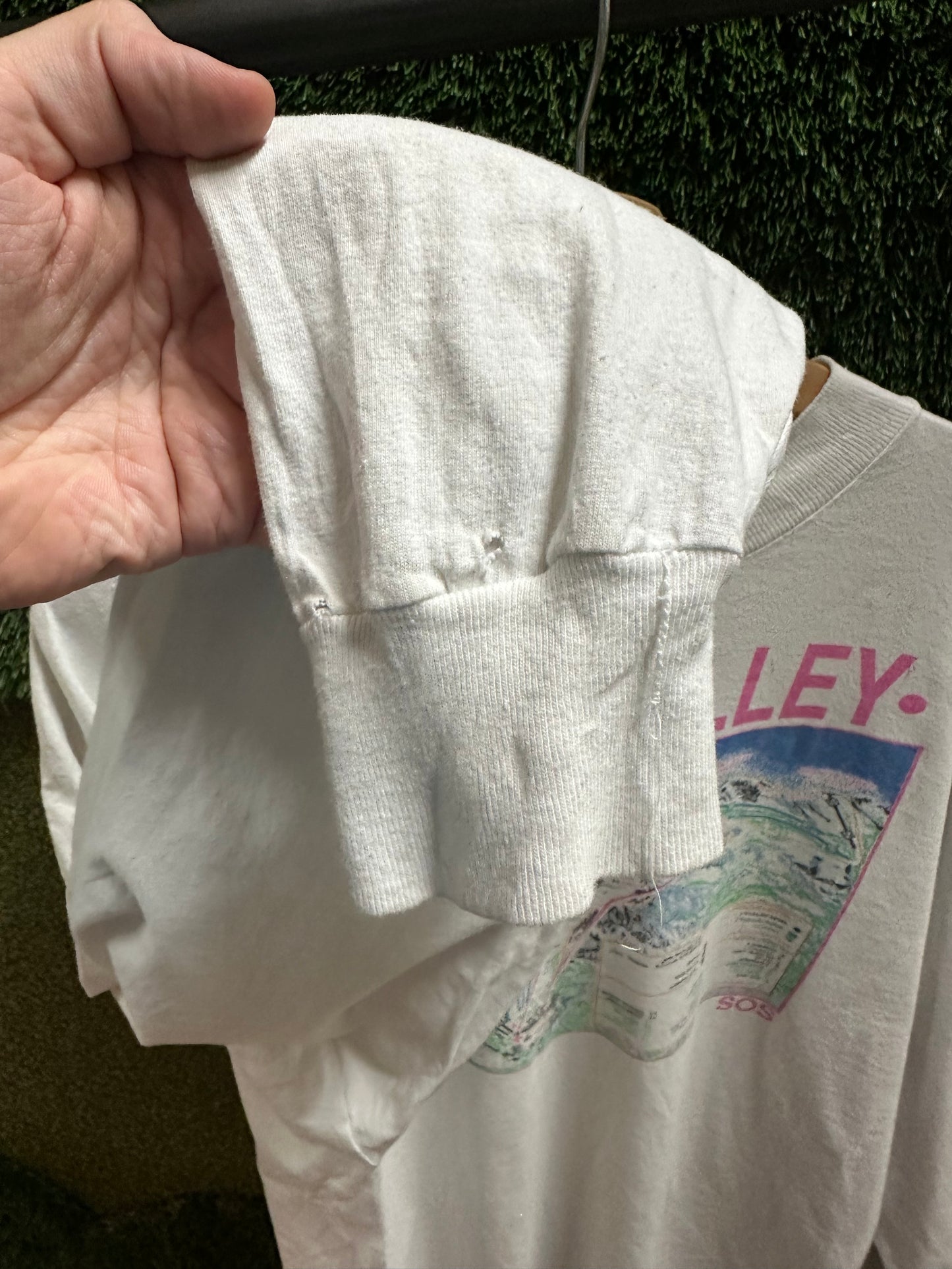 90s Squaw Valley Ski Hill Long Sleeve T-shirt - XL