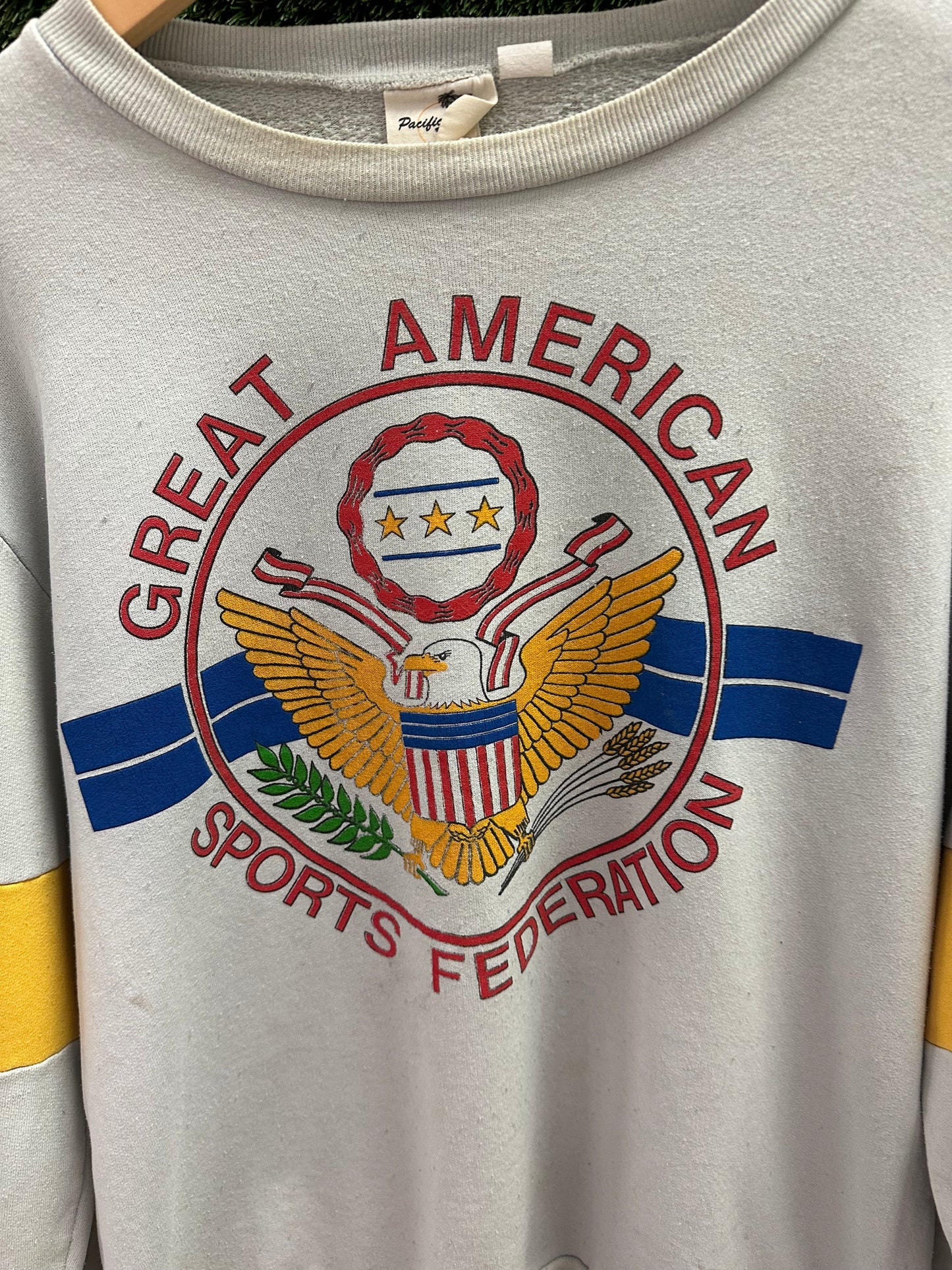 Vintage Great American Sports Federation Crewneck - M