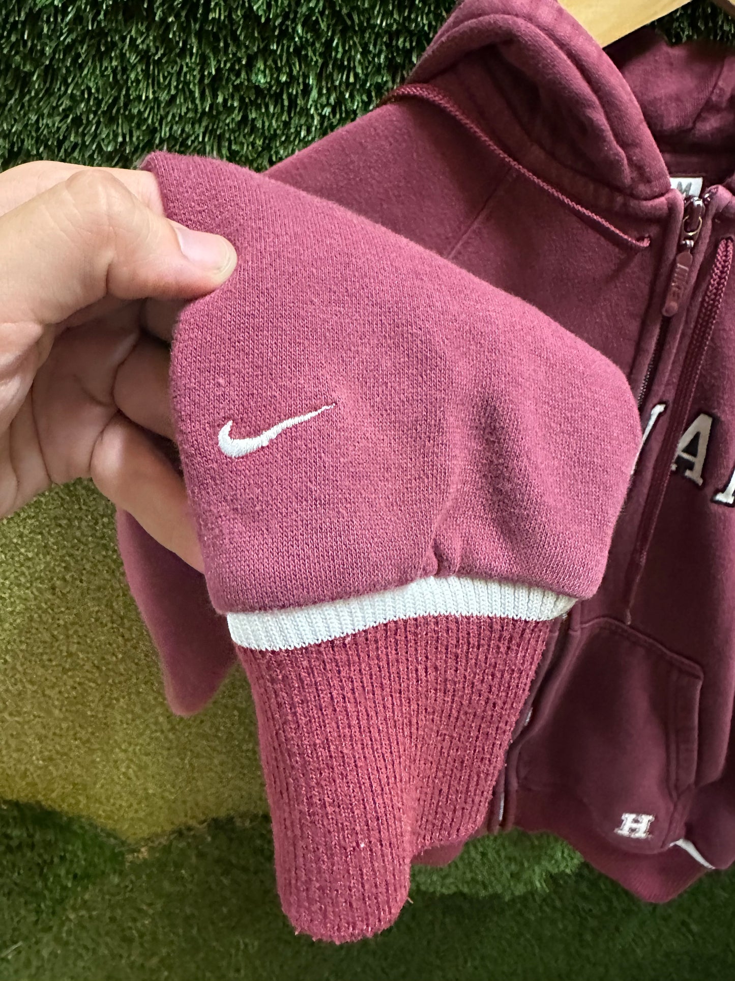 00s Nike NCAA Harvard Zip-up Hoodie - M