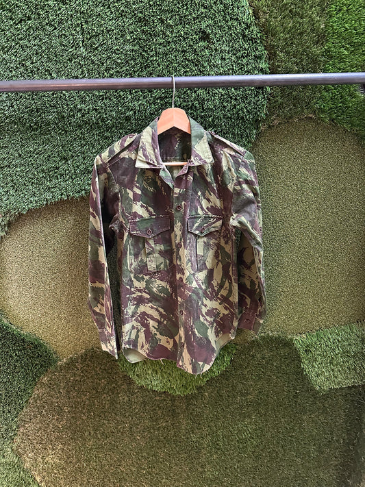 90s Camouflage Button-up Shirt - S