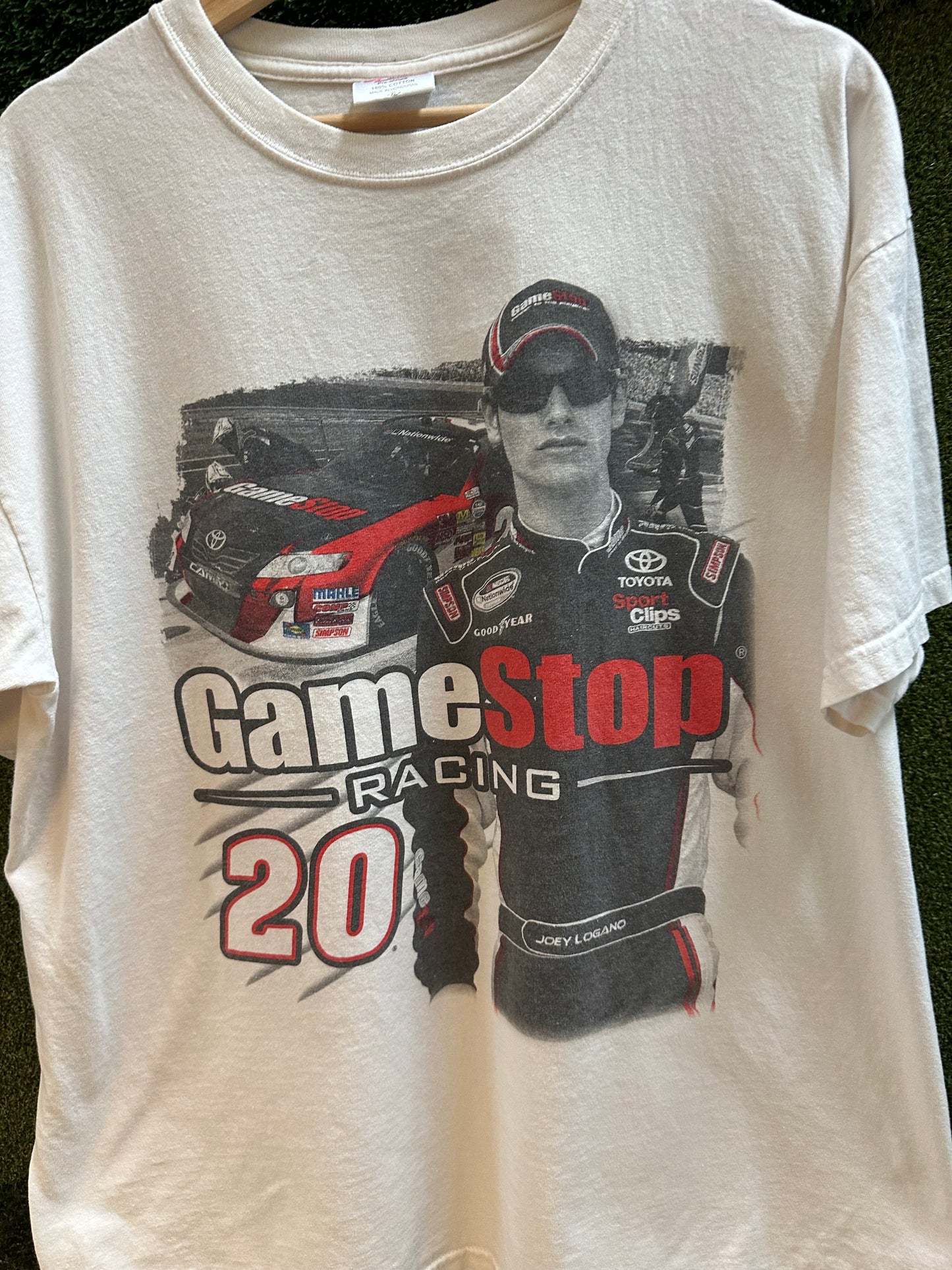 00s NASCAR Game Stop Racing T-shirt - XL