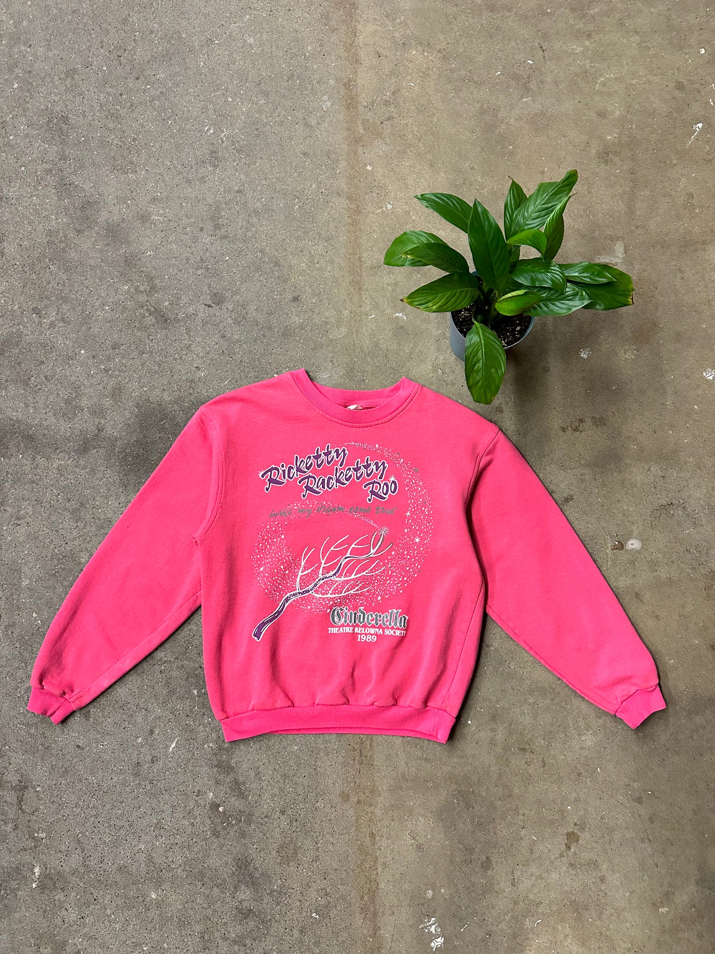 Vintage 1989 Cinderella Kelowna Theatre Crewneck - S