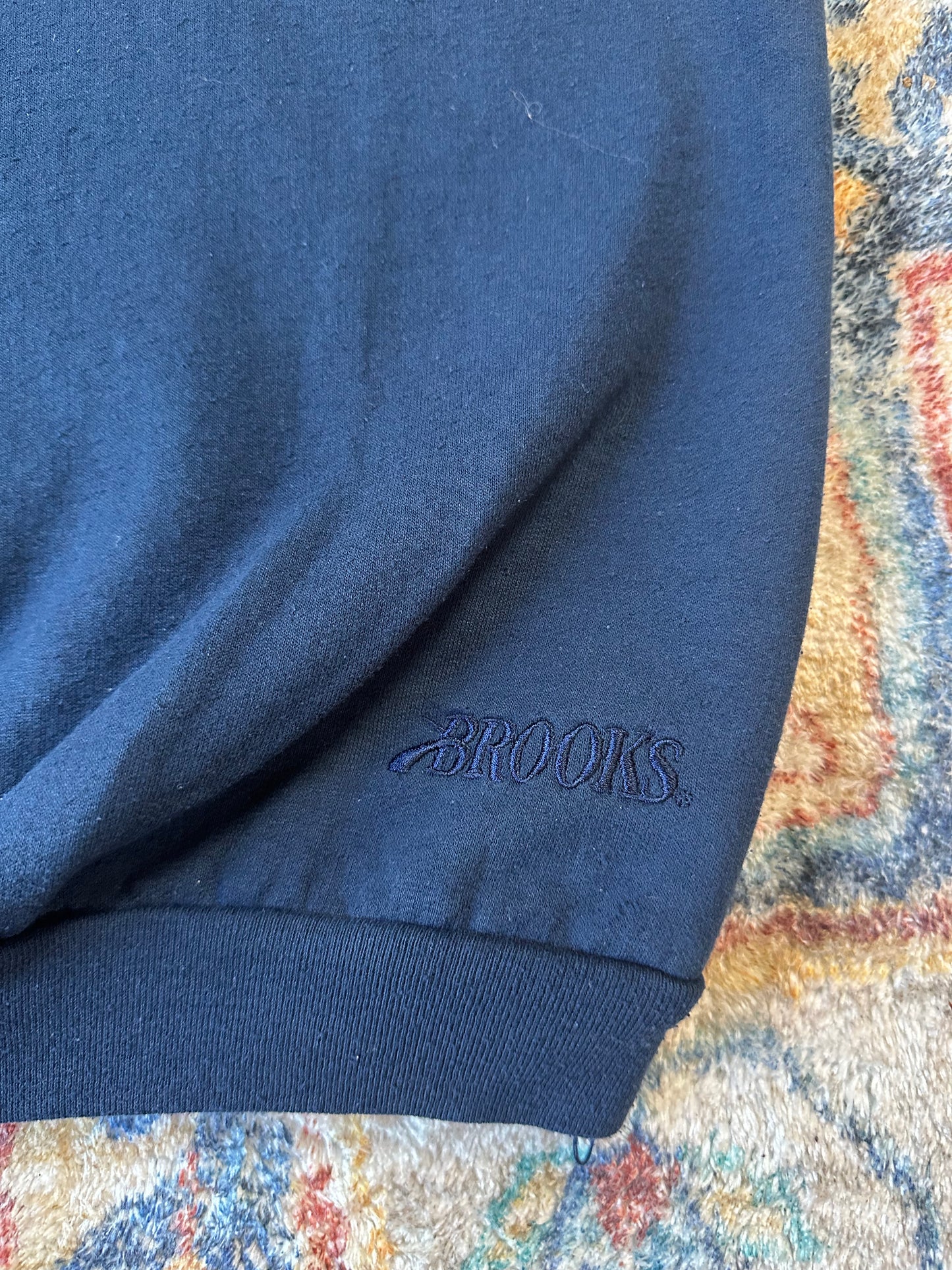 90s Brooks Logo V-Neck Pullover Vest - M