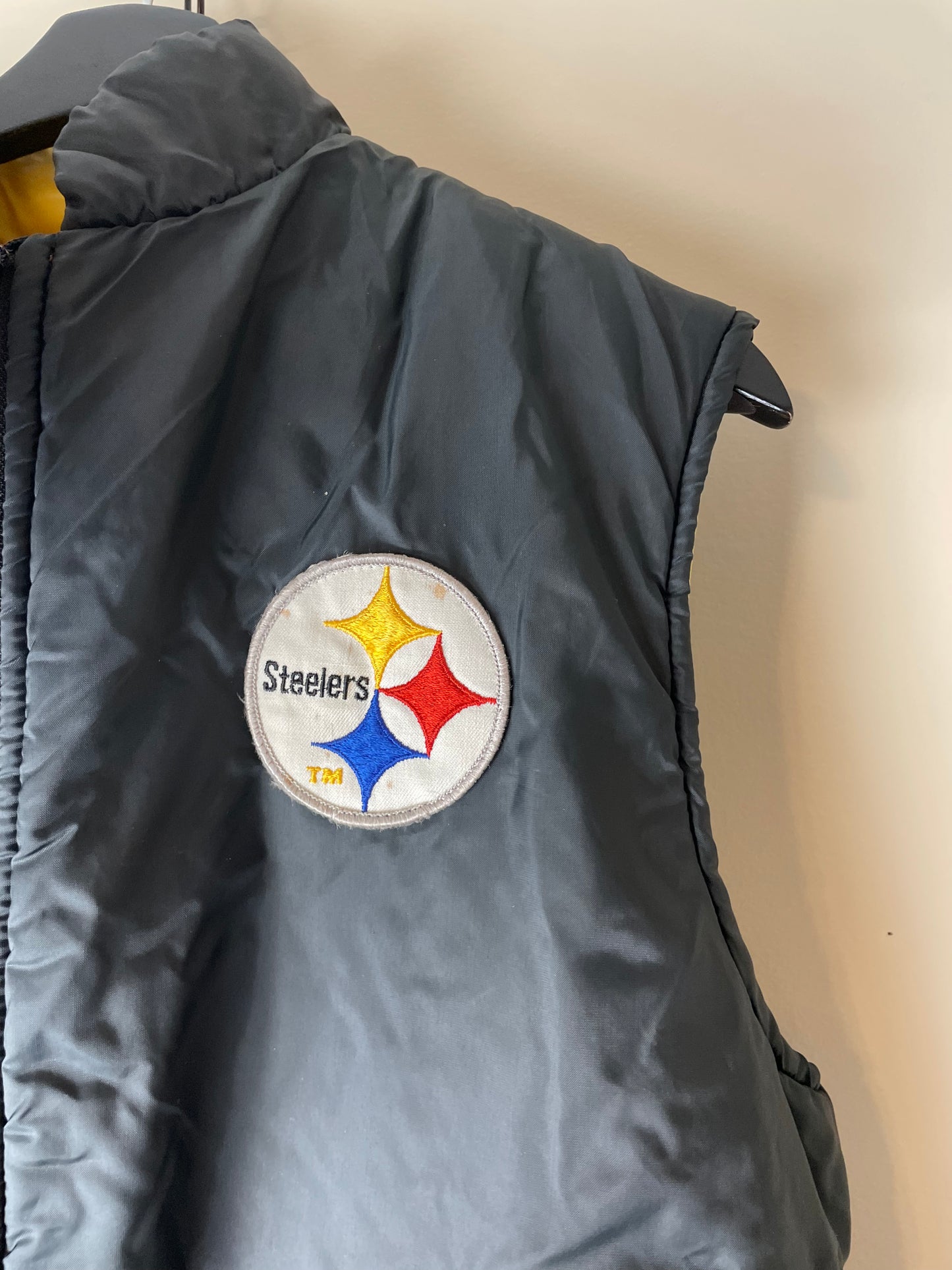 Vintage NFL Pittsburgh Steelers Logo Vest - M