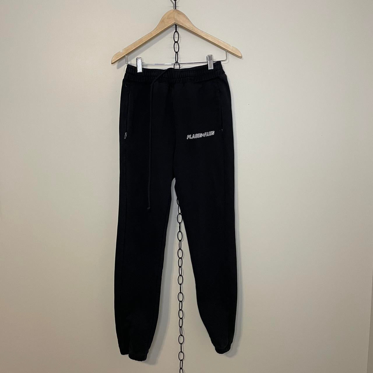 Places + Faces Embroidered Spellout Sweat Pants - M