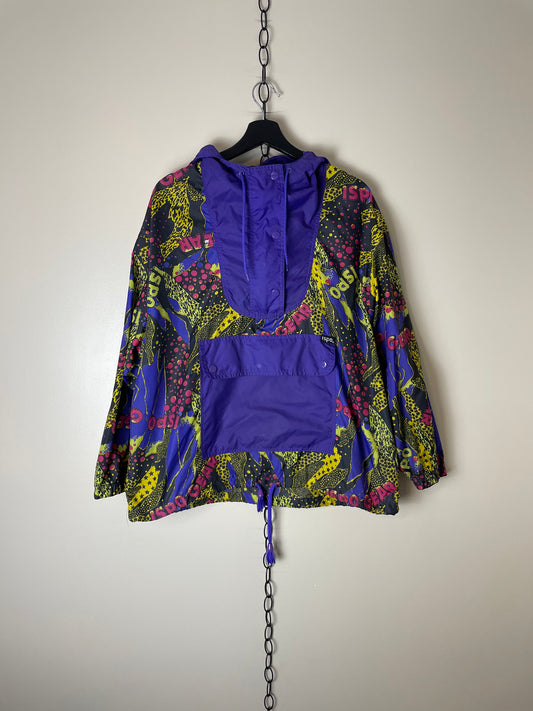 Vintage ISPO All Over Pattern Light Ski Jacket - M