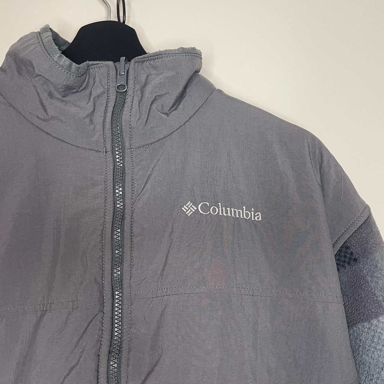 Vintage Columbia Checkered Zip up Denali Fleece - L