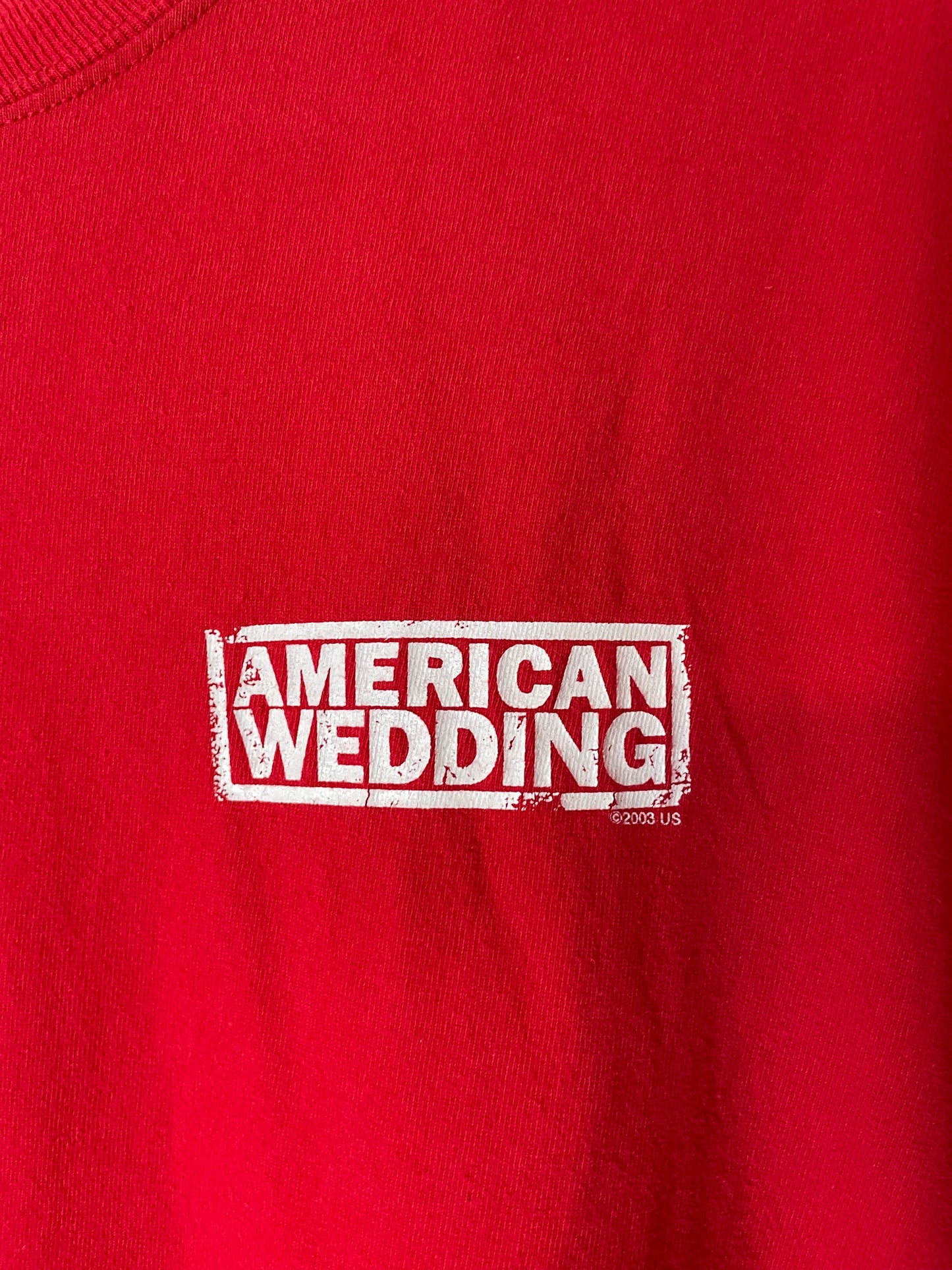 Vintage 2003 American Wedding Movie Promo T-shirt - L