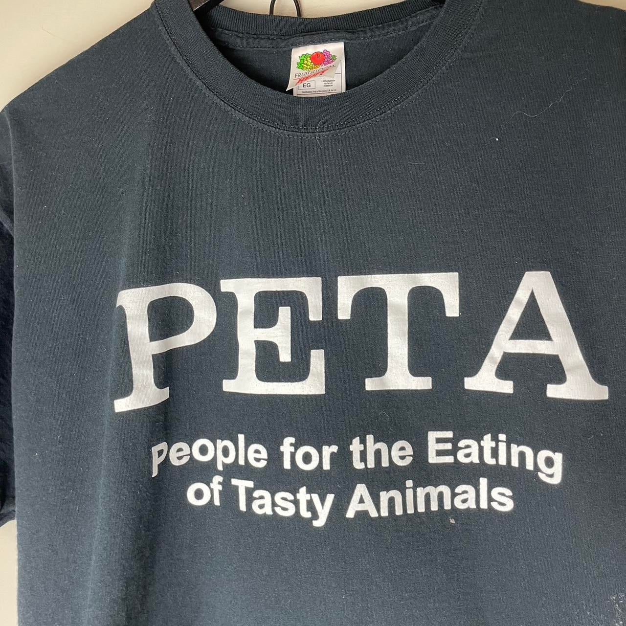 Vintage PETA Hunting Humour T-shirt - XL