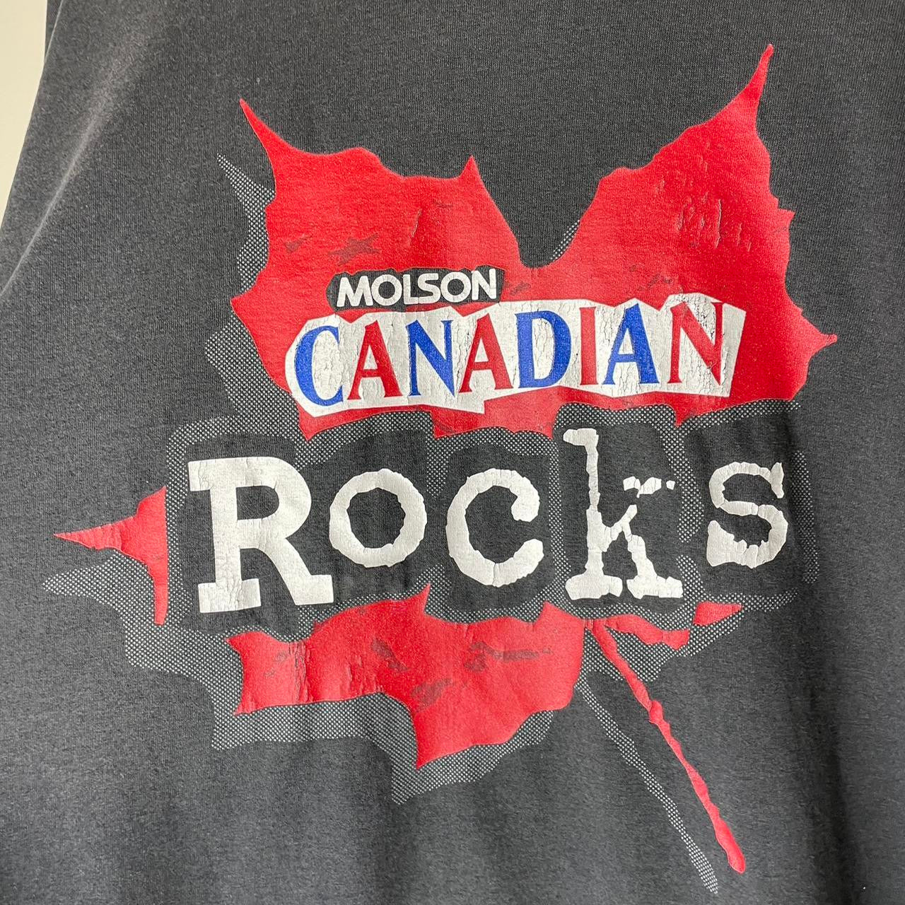 Vintage Molson Canadian Rocks Beer T-shirt - XL